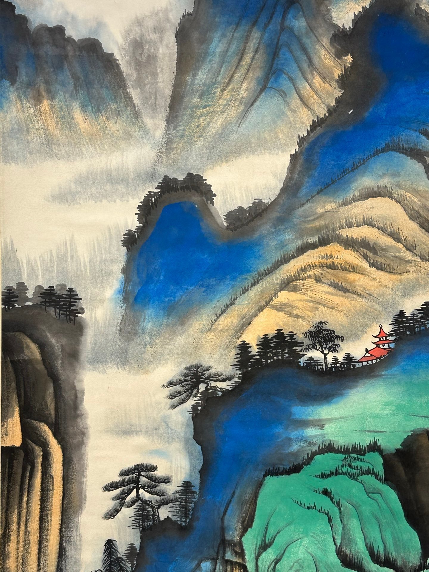 Chinese scroll painting Zhang Daqian