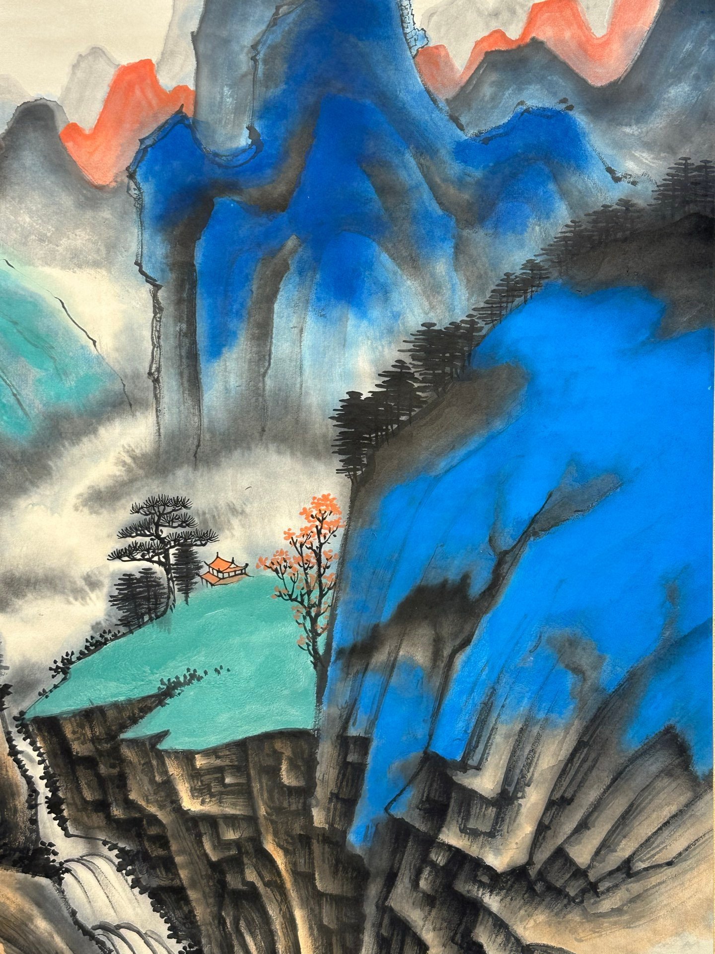 Chinese scroll painting Zhang Daqian