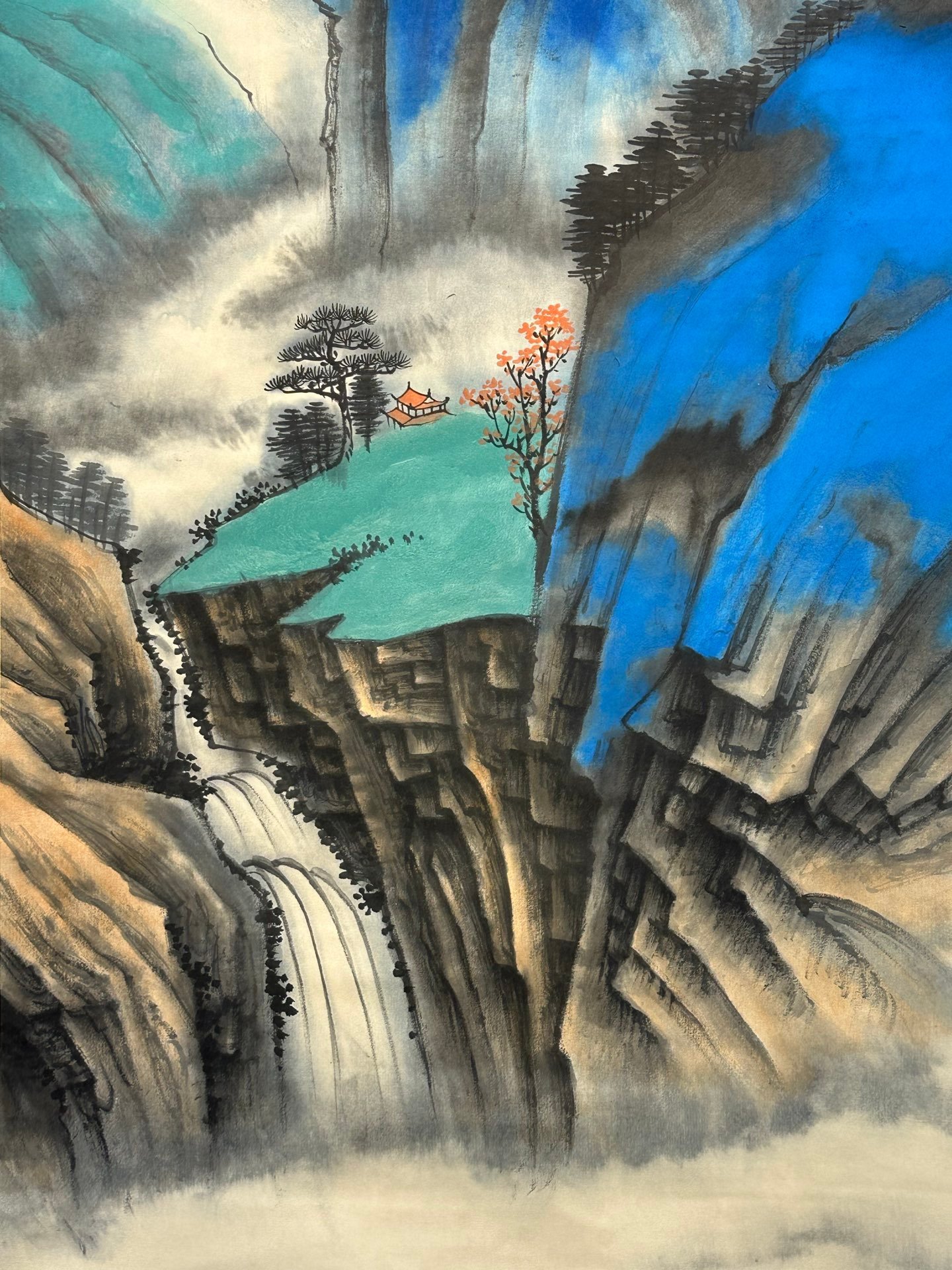 Chinese scroll painting Zhang Daqian