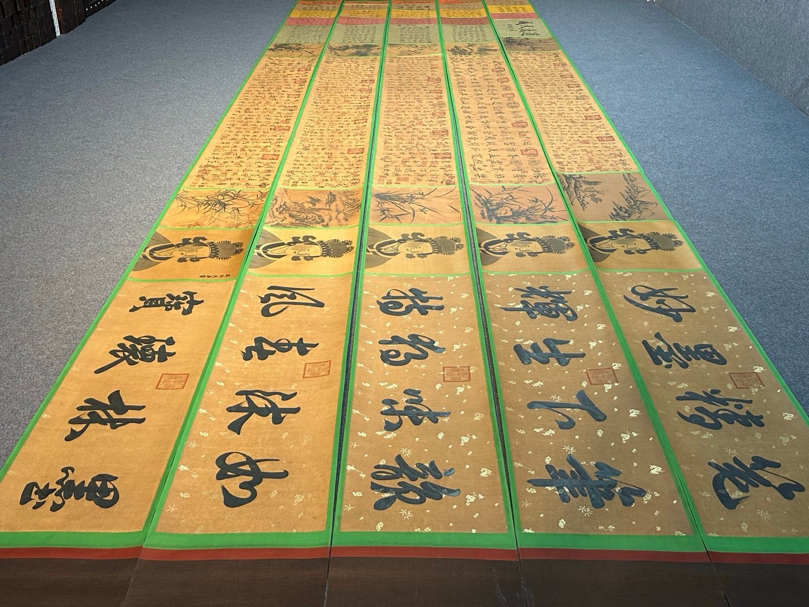 Chinese scroll painting Wu Zetian
