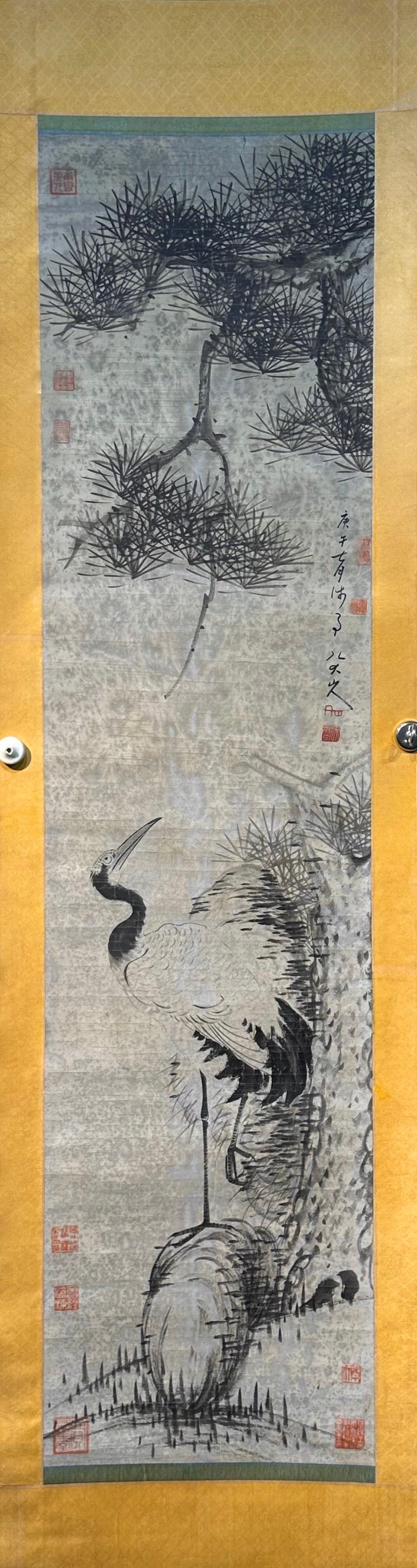Chinese scroll painting Ba Da Shan Ren