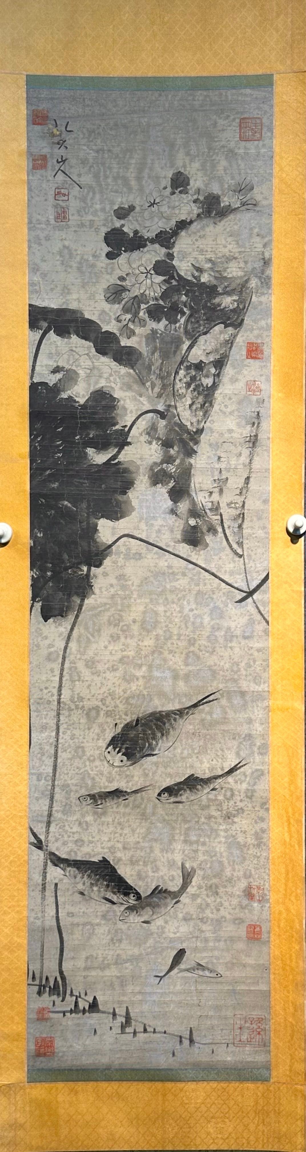 Chinese scroll painting Ba Da Shan Ren