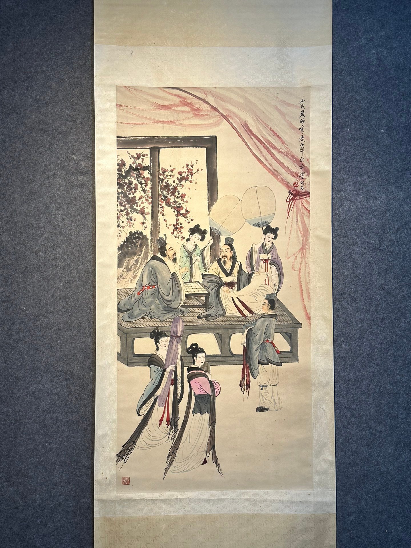 Chinese scroll painting Fu Baoshi