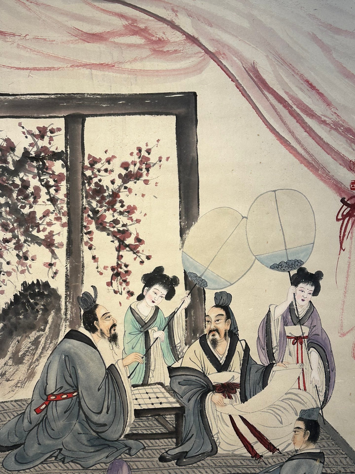 Chinese scroll painting Fu Baoshi