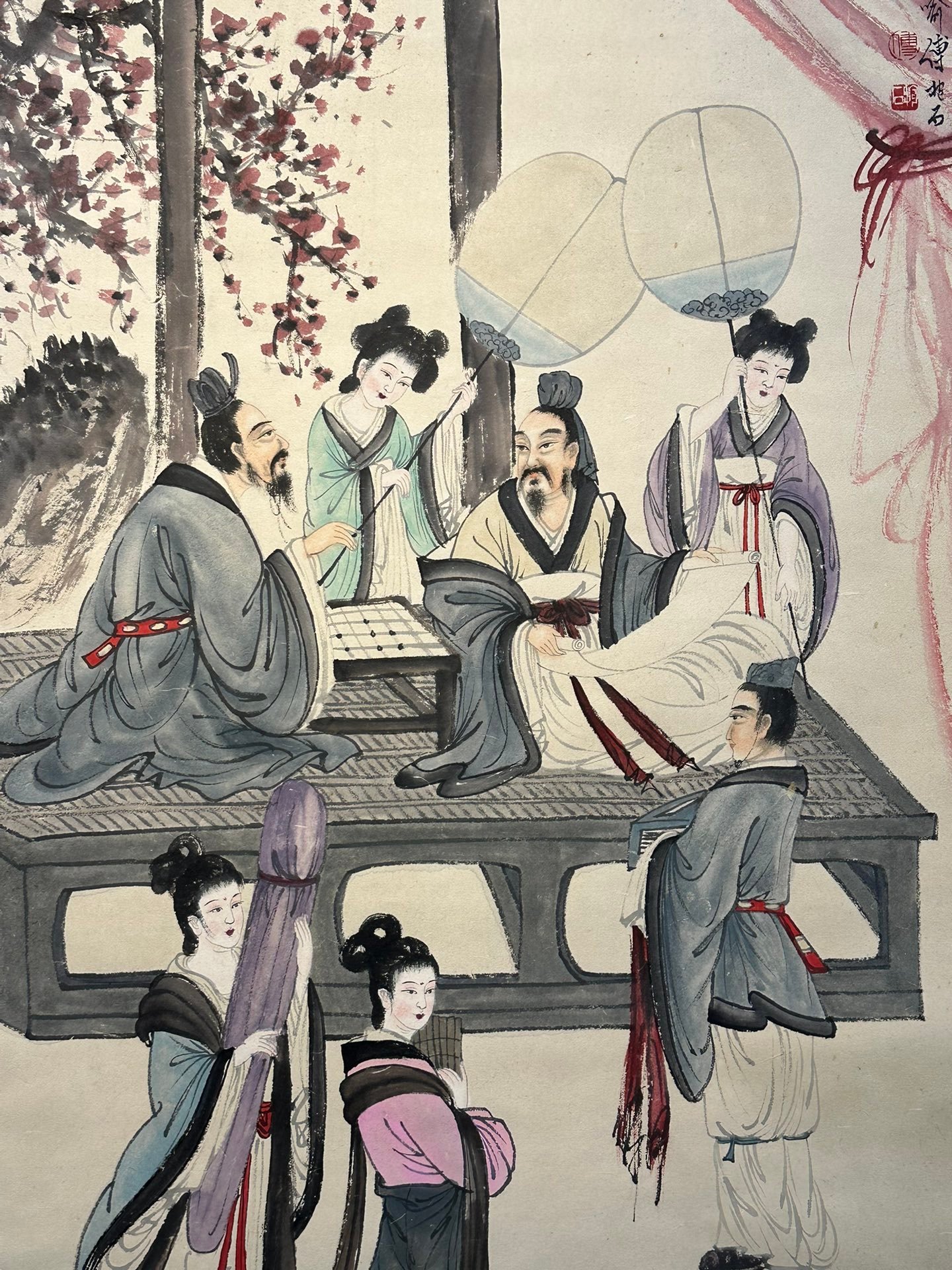 Chinese scroll painting Fu Baoshi