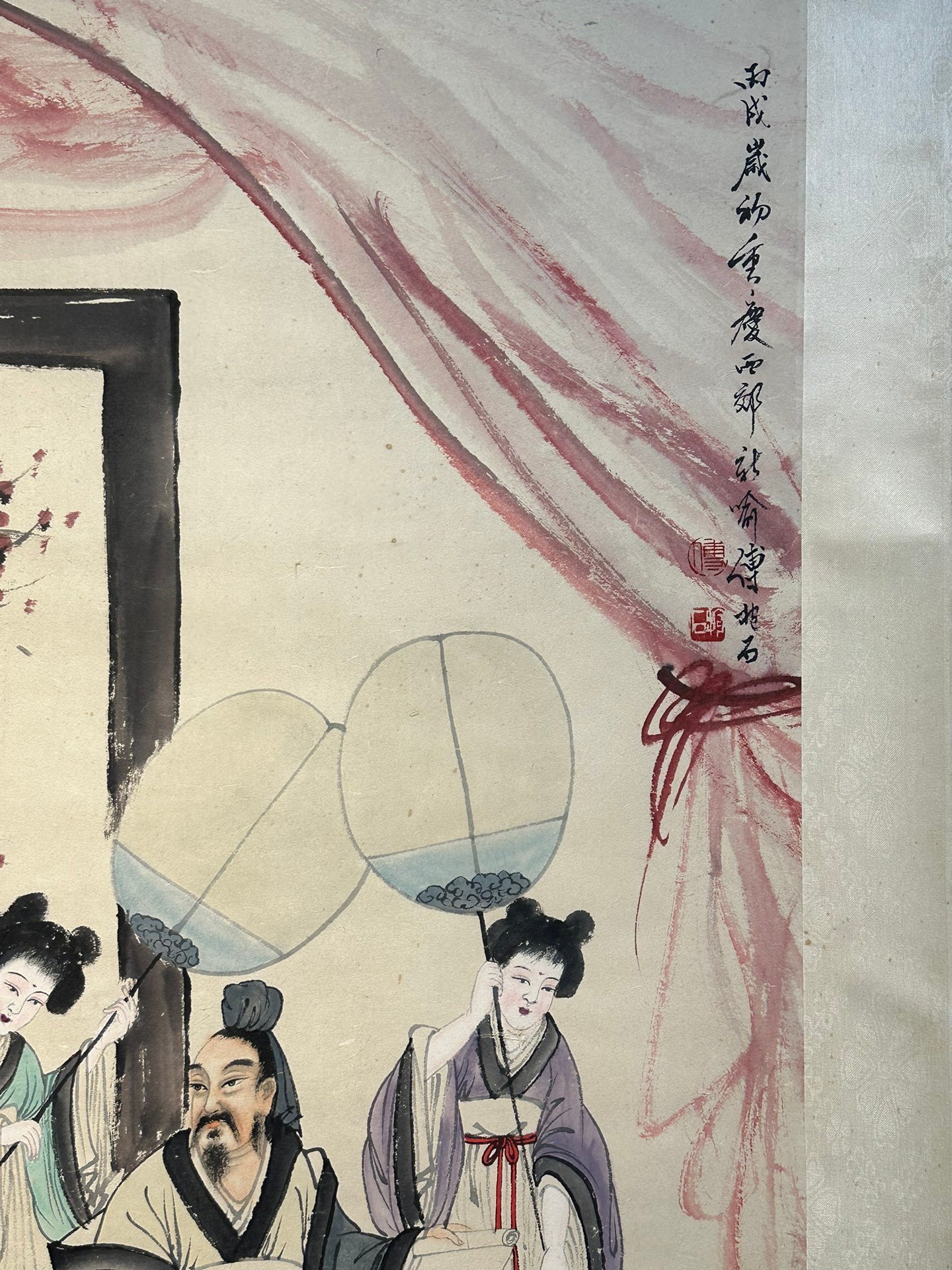 Chinese scroll painting Fu Baoshi