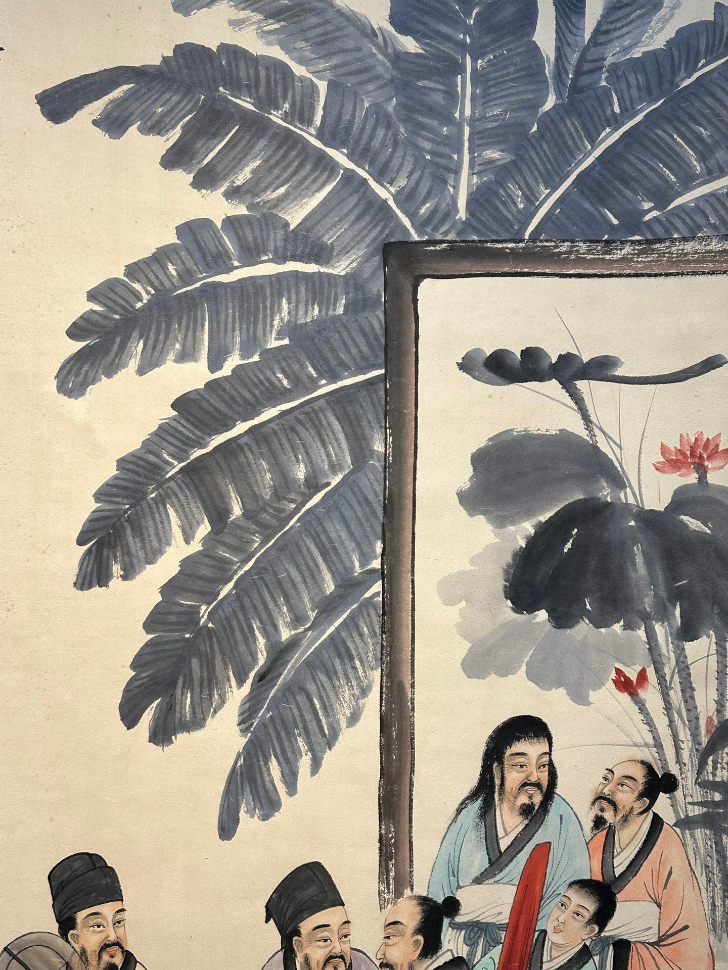 Chinese scroll painting Fu Baoshi