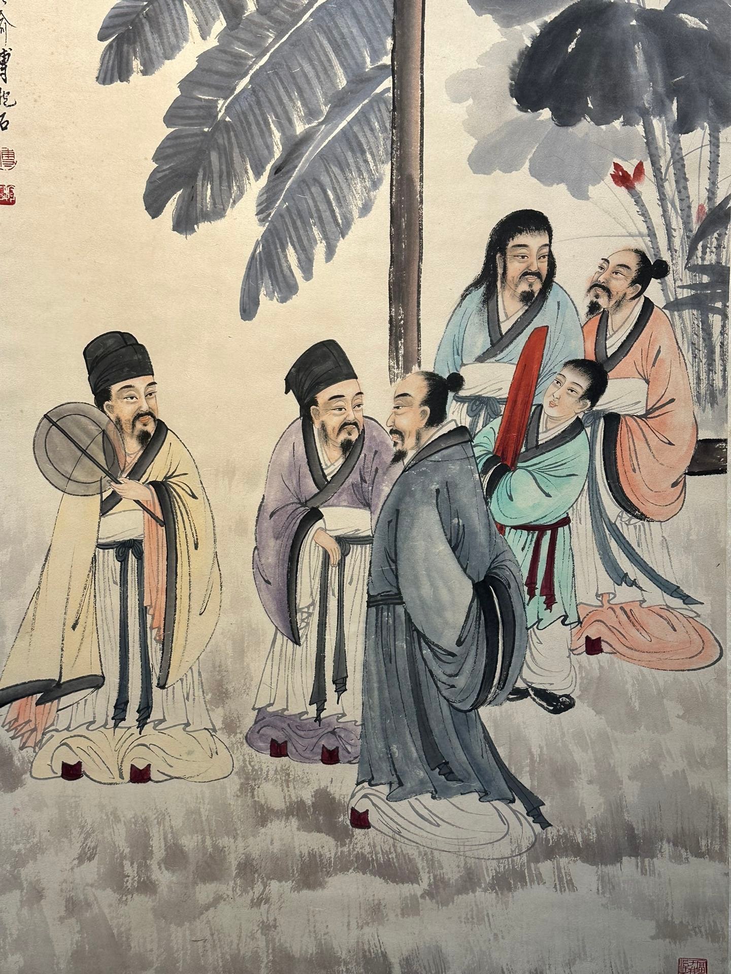 Chinese scroll painting Fu Baoshi