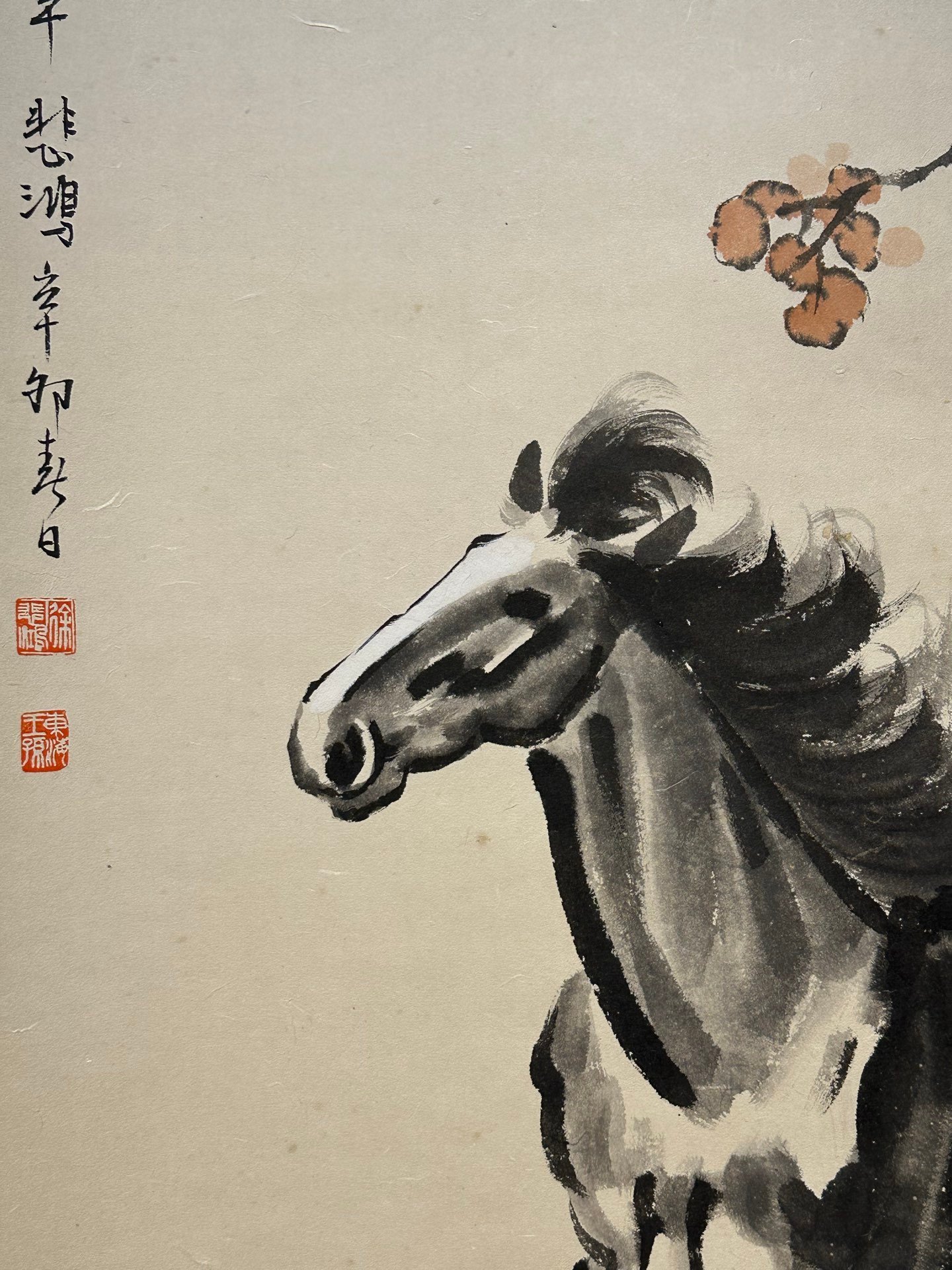 Chinese scroll painting Xu Beihong