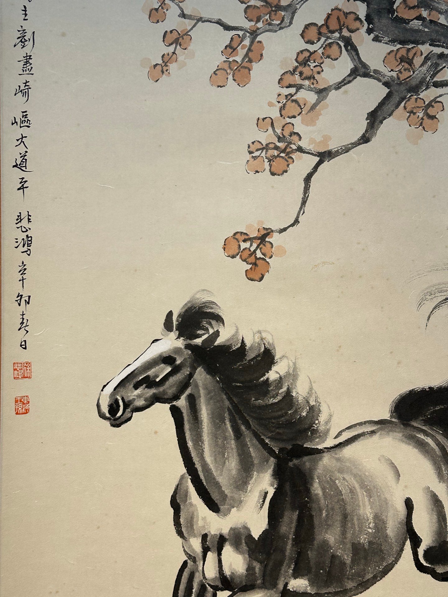 Chinese scroll painting Xu Beihong