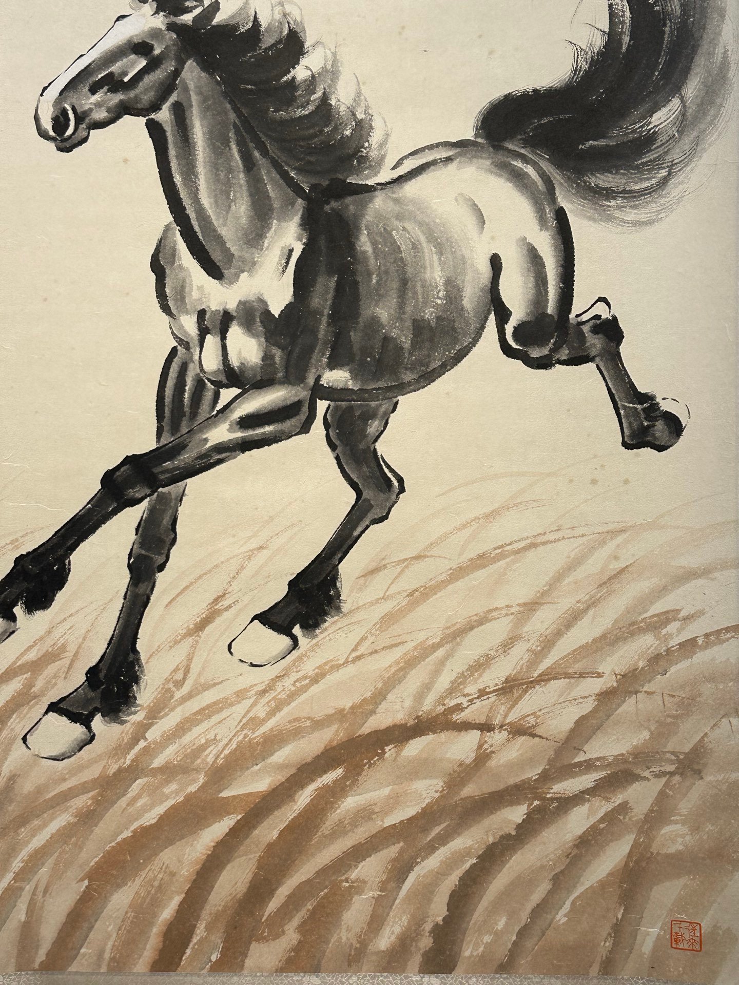 Chinese scroll painting Xu Beihong