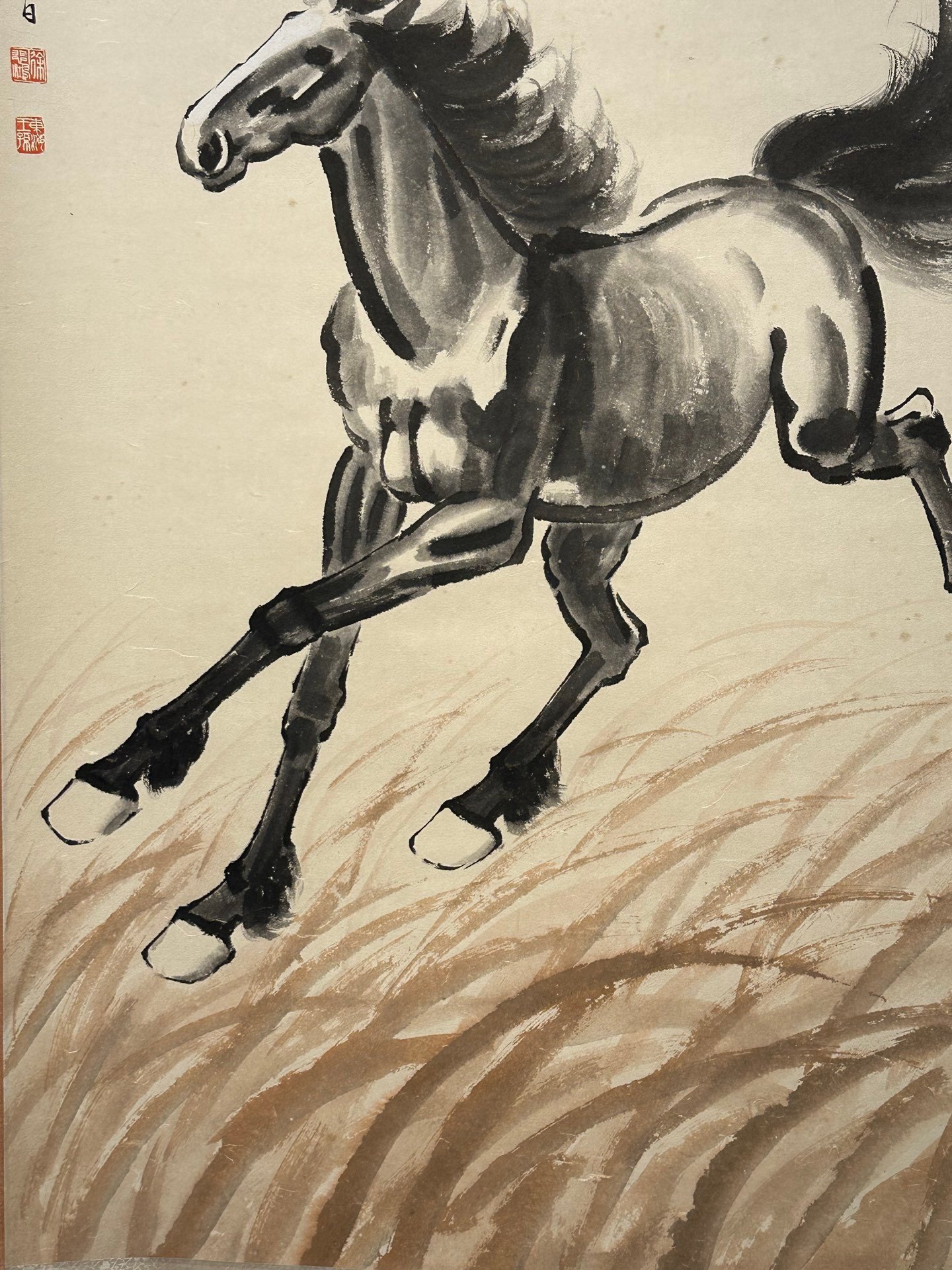 Chinese scroll painting Xu Beihong