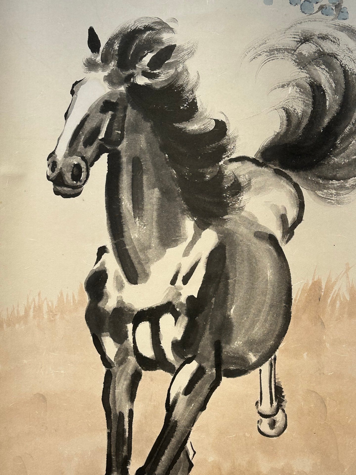Chinese scroll painting Xu Beihong