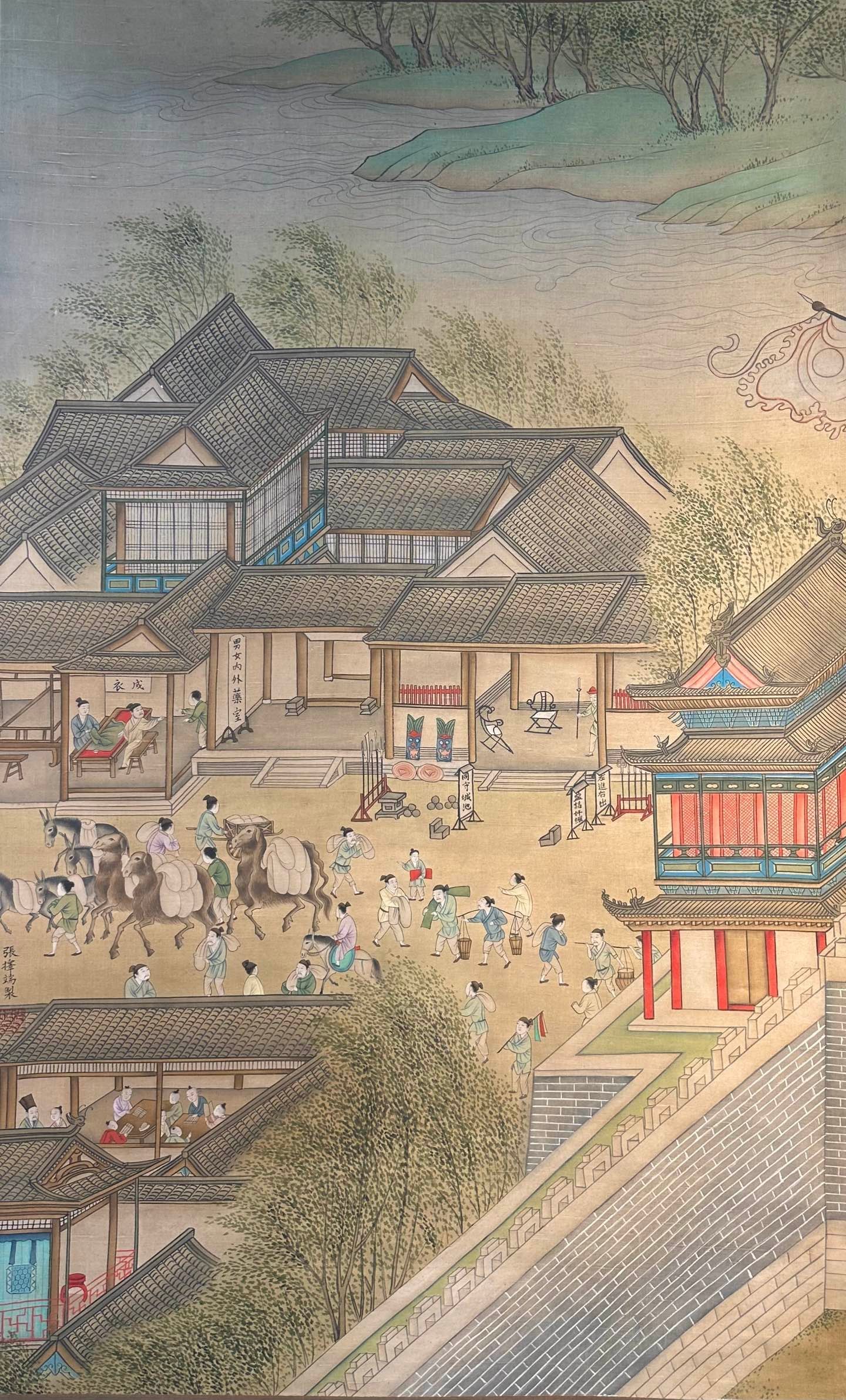 Chinese scroll painting Zhang Zeduan