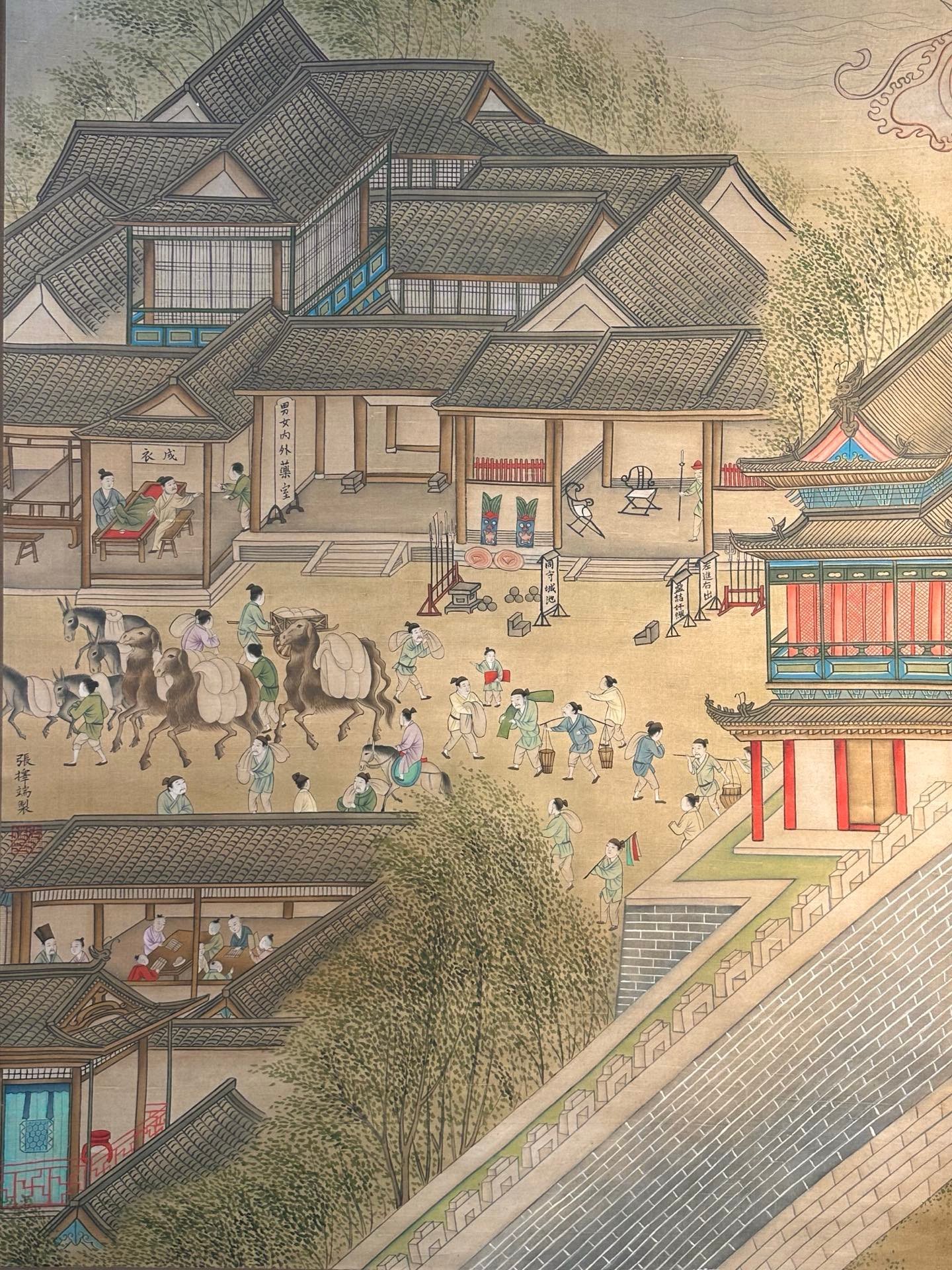 Chinese scroll painting Zhang Zeduan