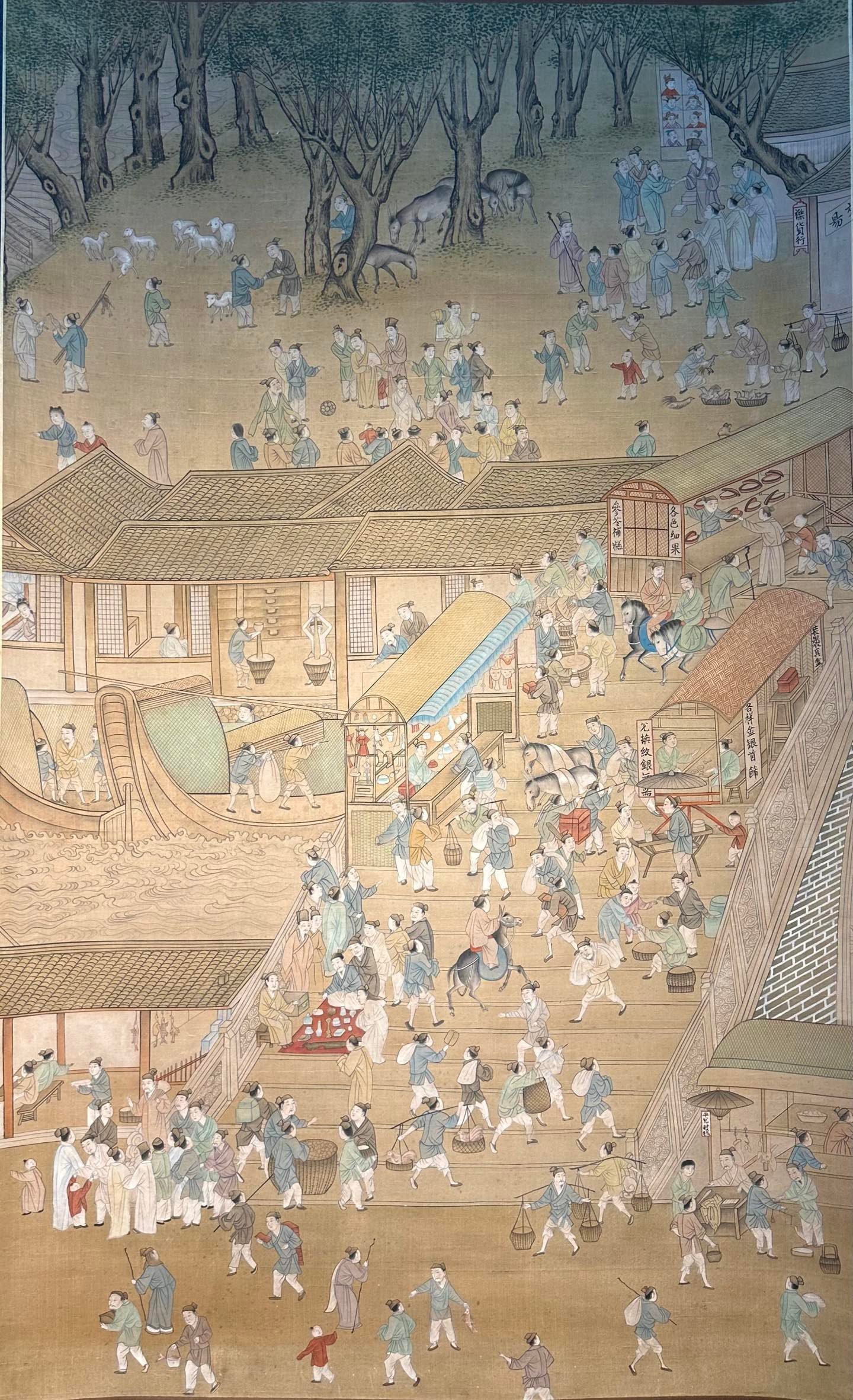 Chinese scroll painting Zhang Zeduan