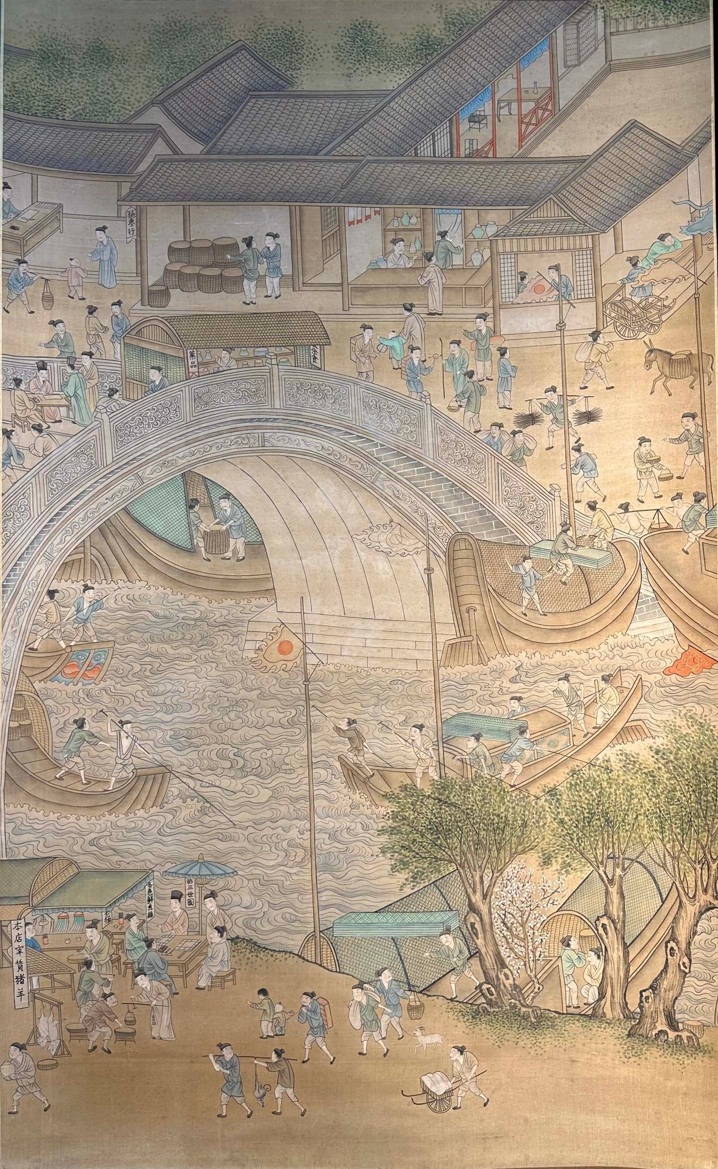 Chinese scroll painting Zhang Zeduan