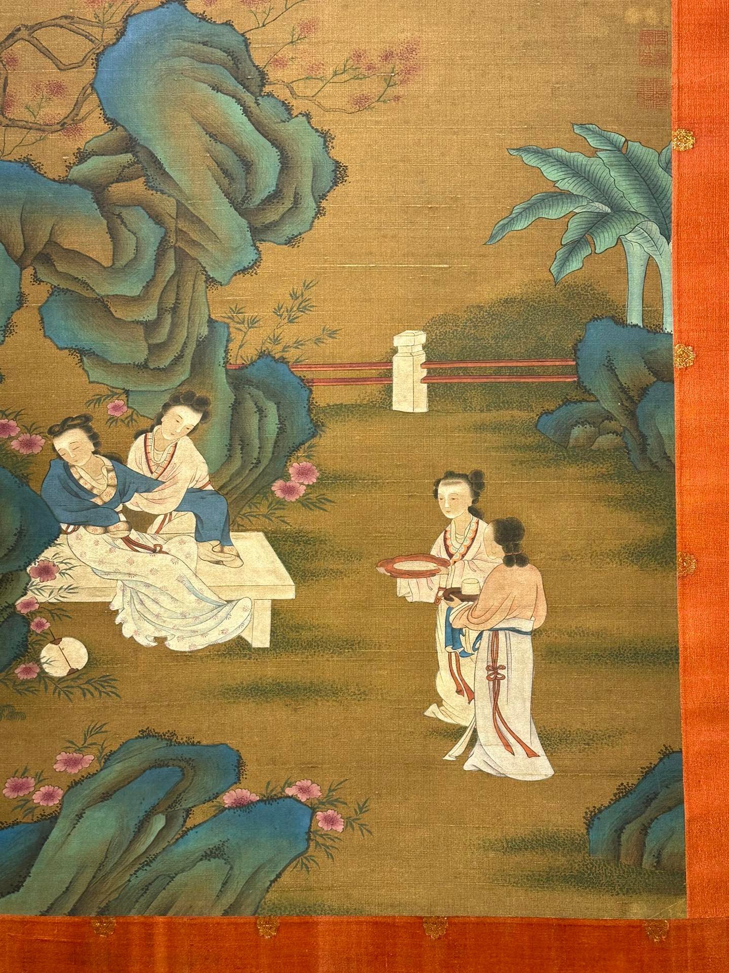 Chinese scroll painting Yan Liben