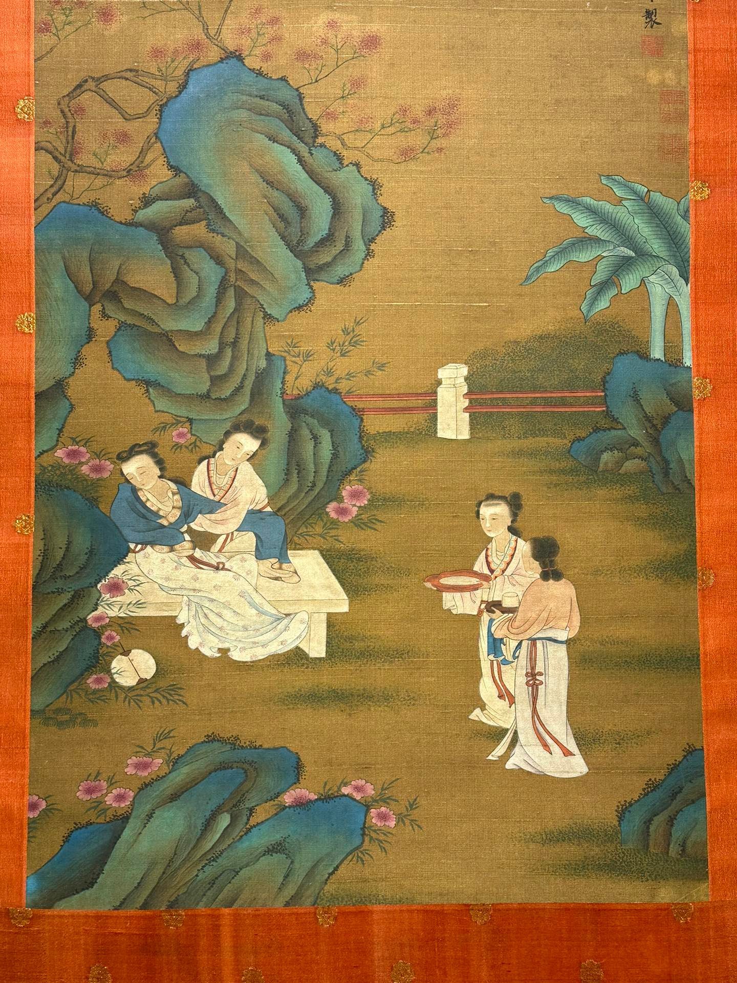 Chinese scroll painting Yan Liben