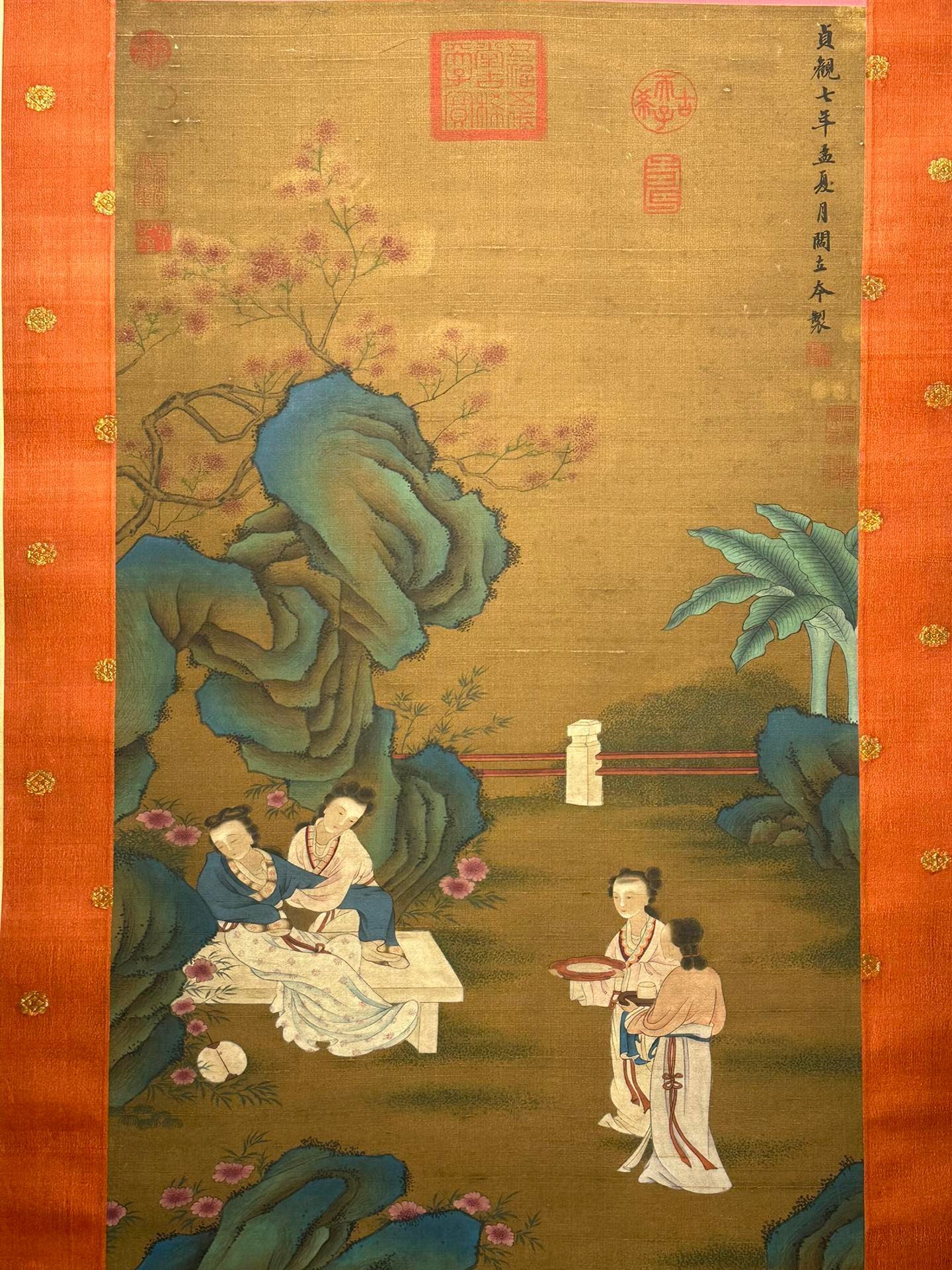 Chinese scroll painting Yan Liben