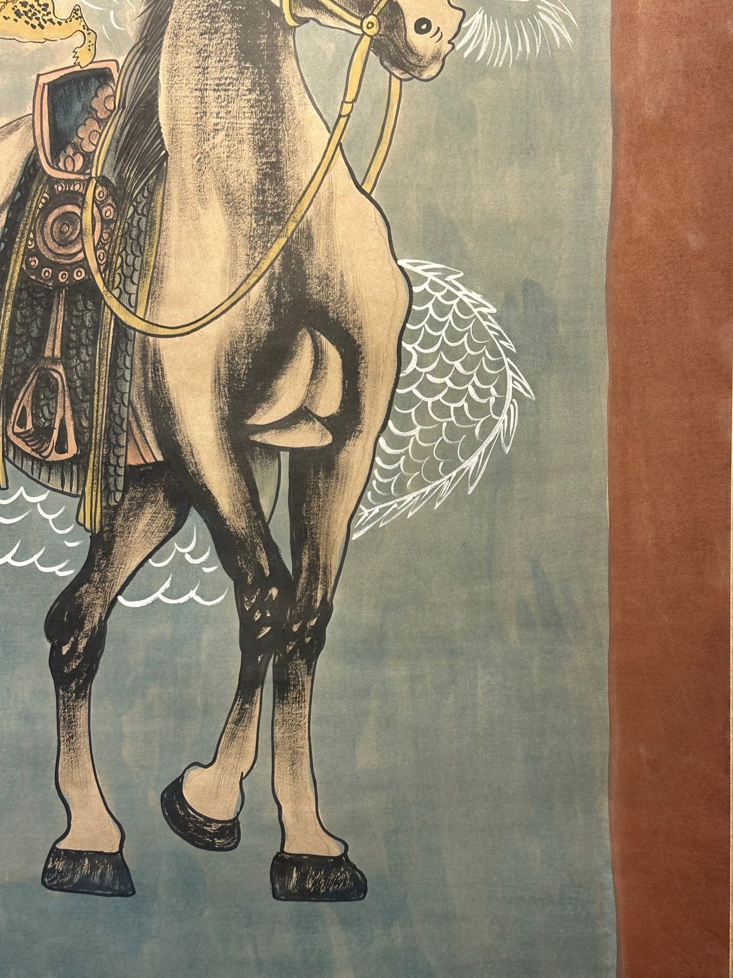 Chinese scroll painting Fu Baoshi