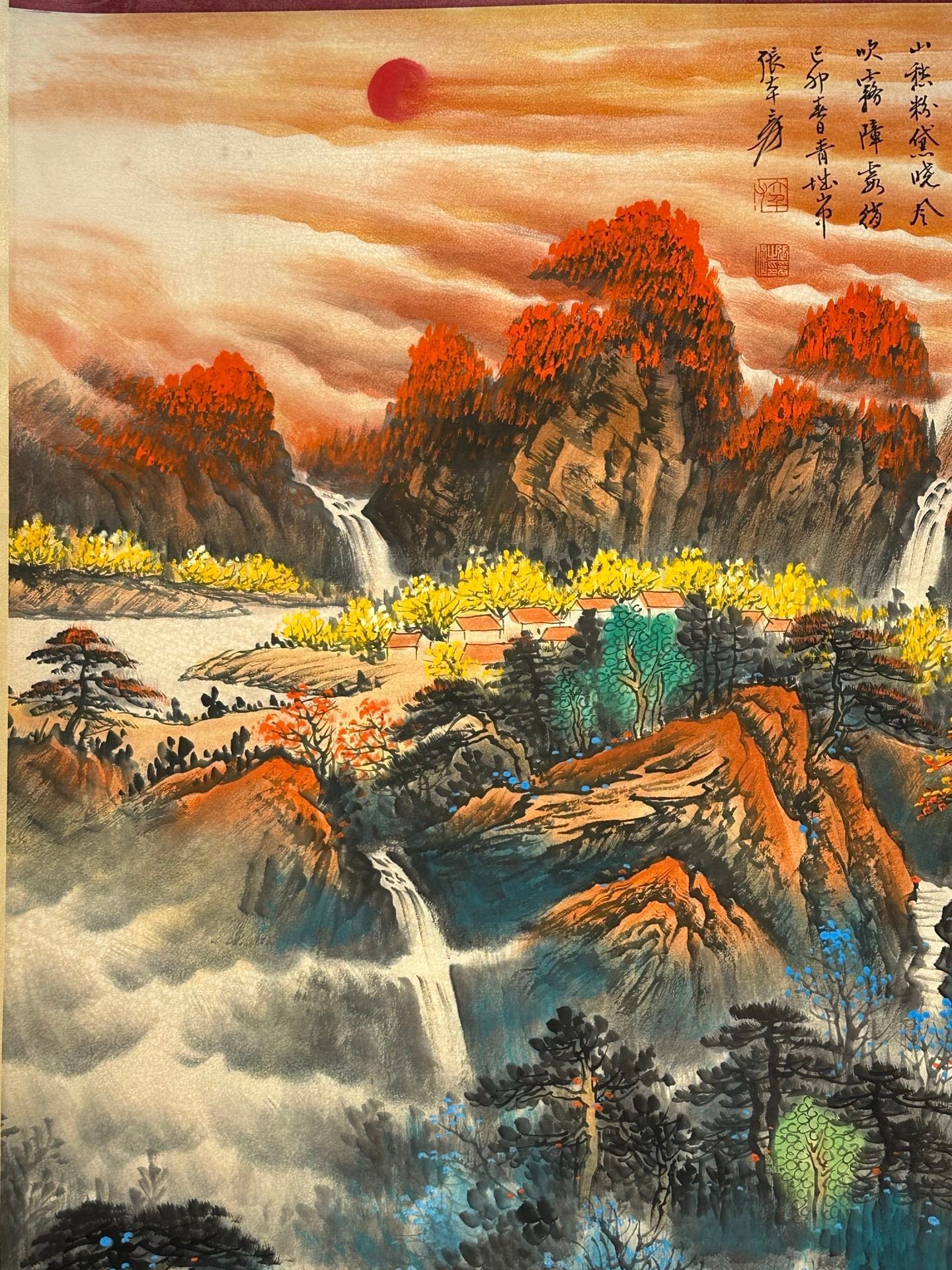 Chinese scroll painting Zhang Daqian