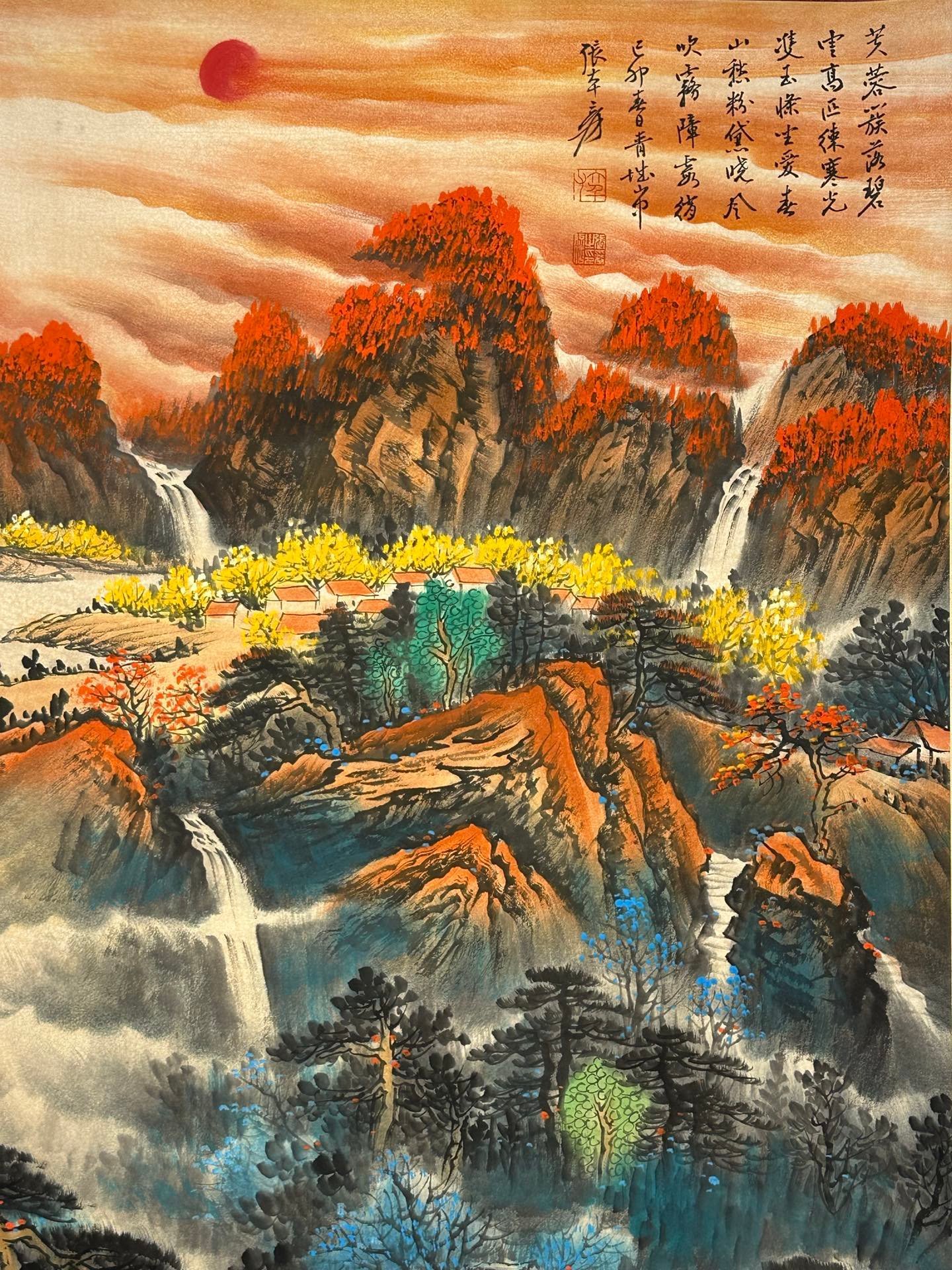Chinese scroll painting Zhang Daqian