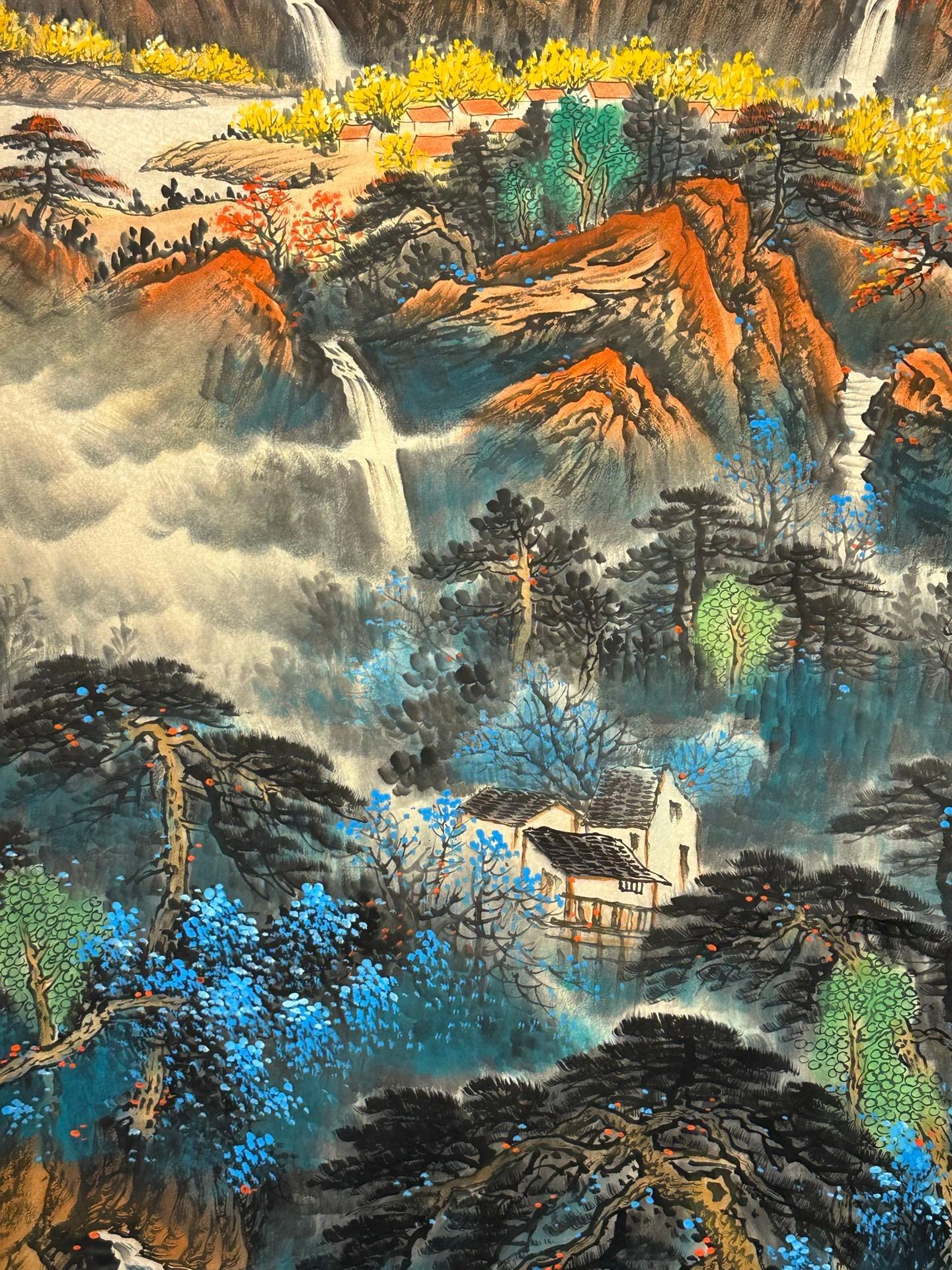 Chinese scroll painting Zhang Daqian