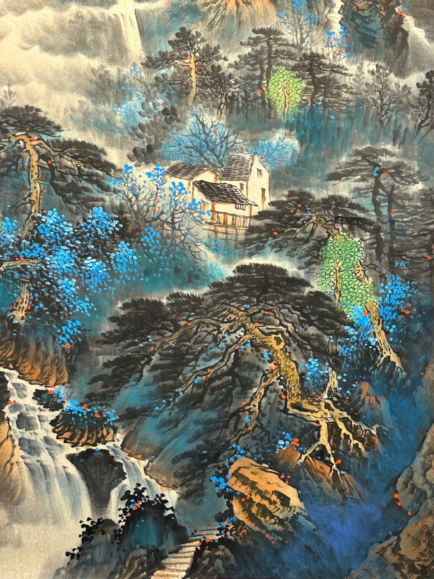 Chinese scroll painting Zhang Daqian