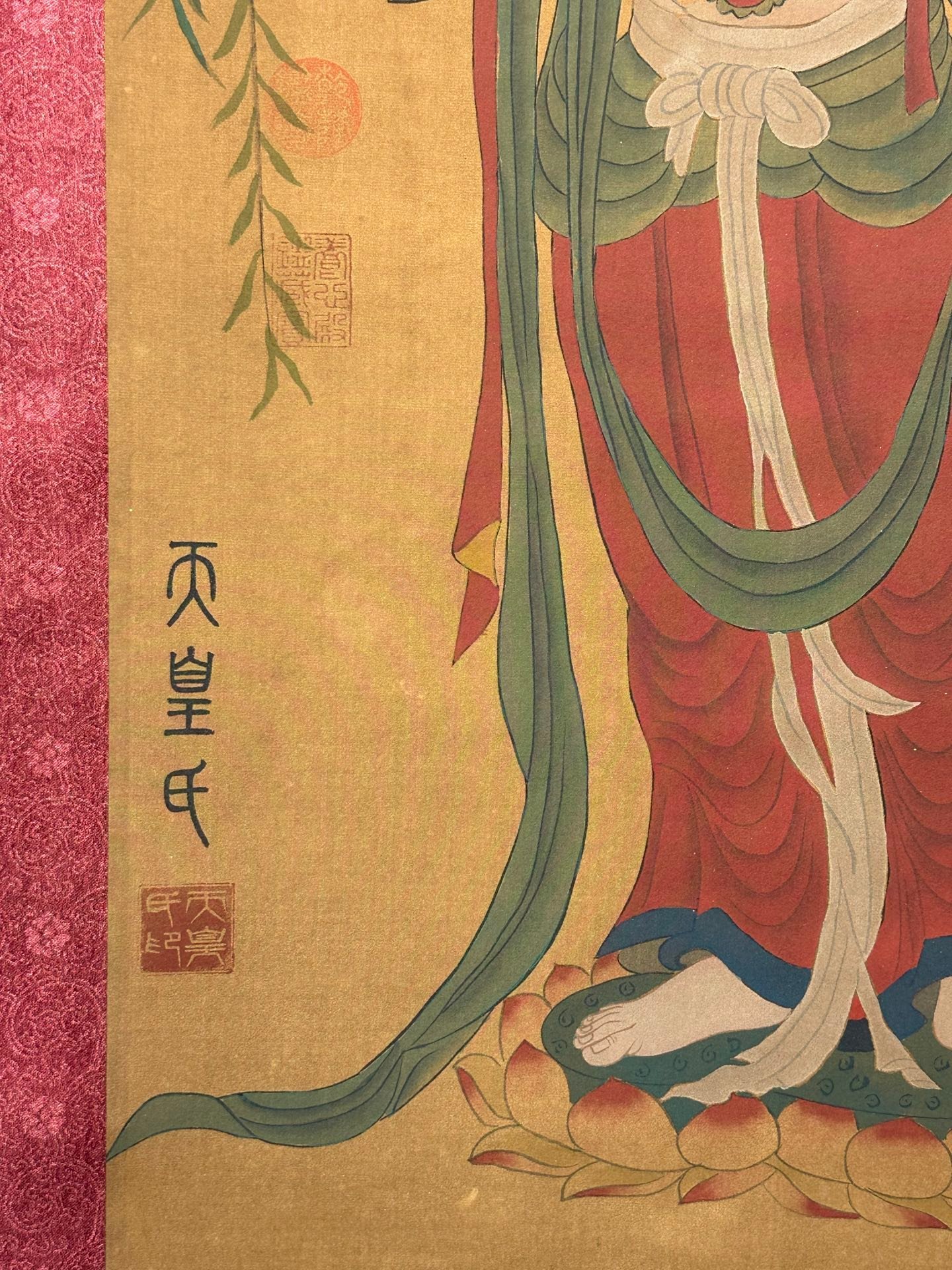 Chinese scroll painting Wang Huo