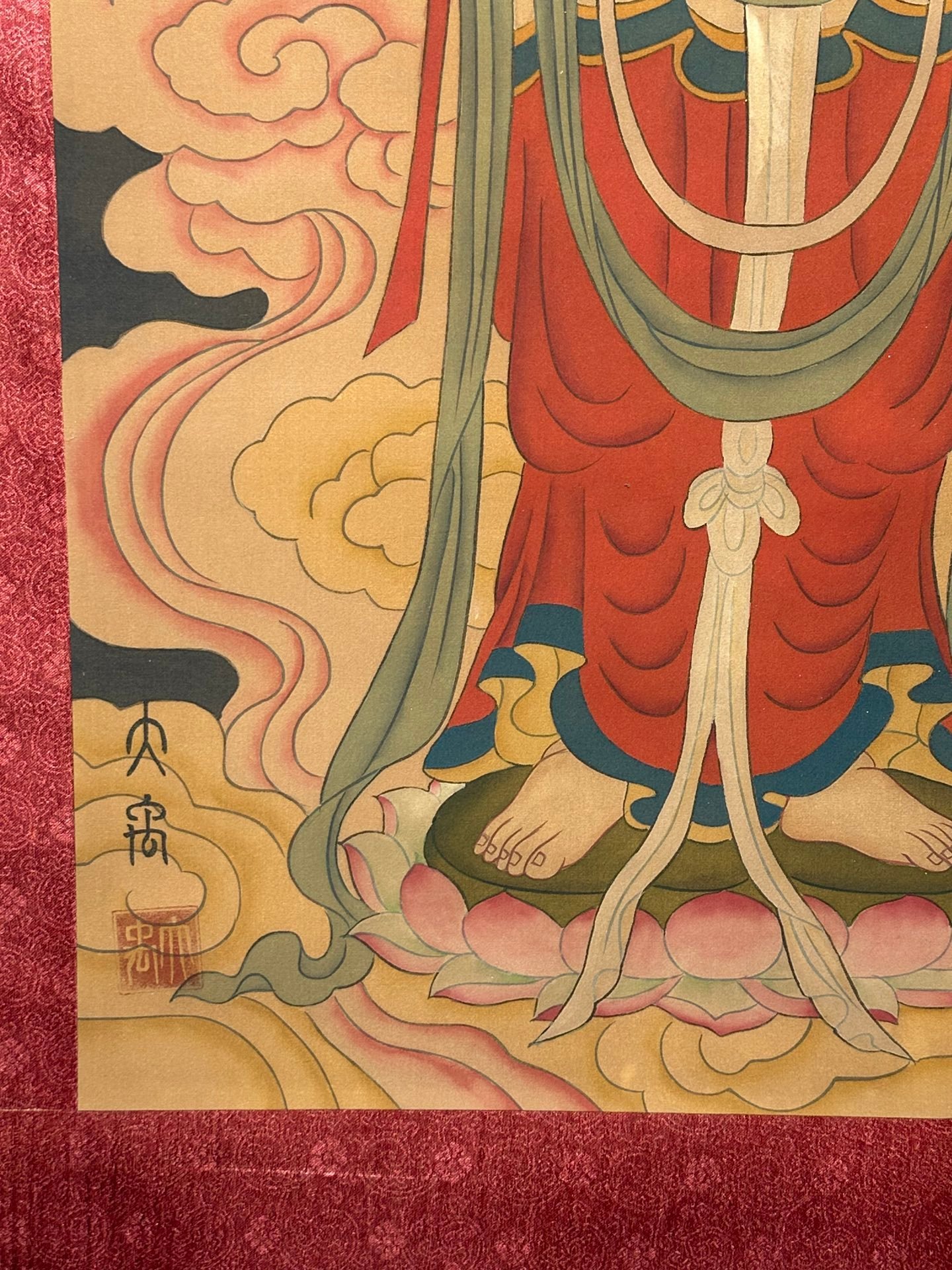 Chinese scroll painting Yu Si