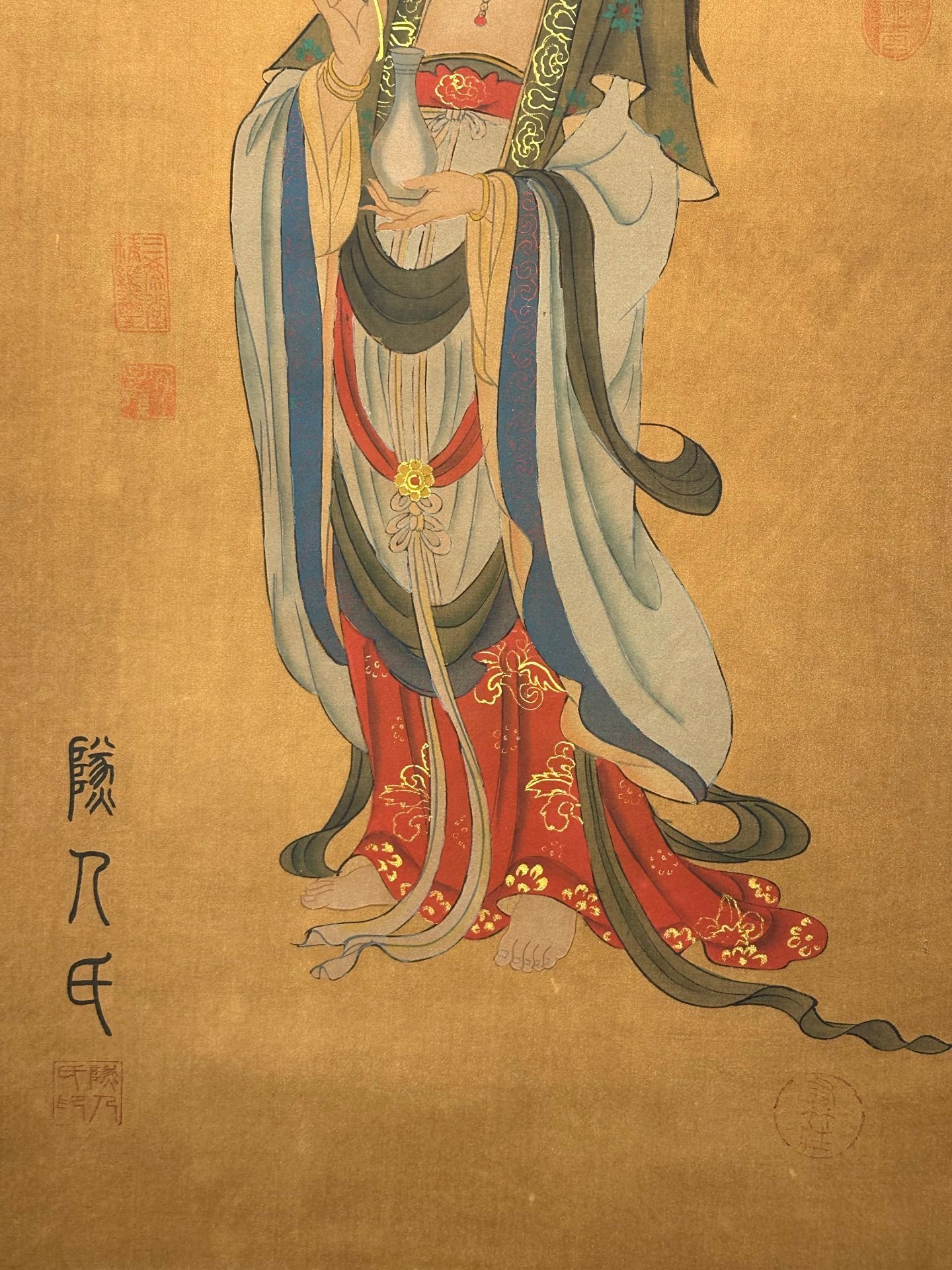 Chinese scroll painting Suiren clan