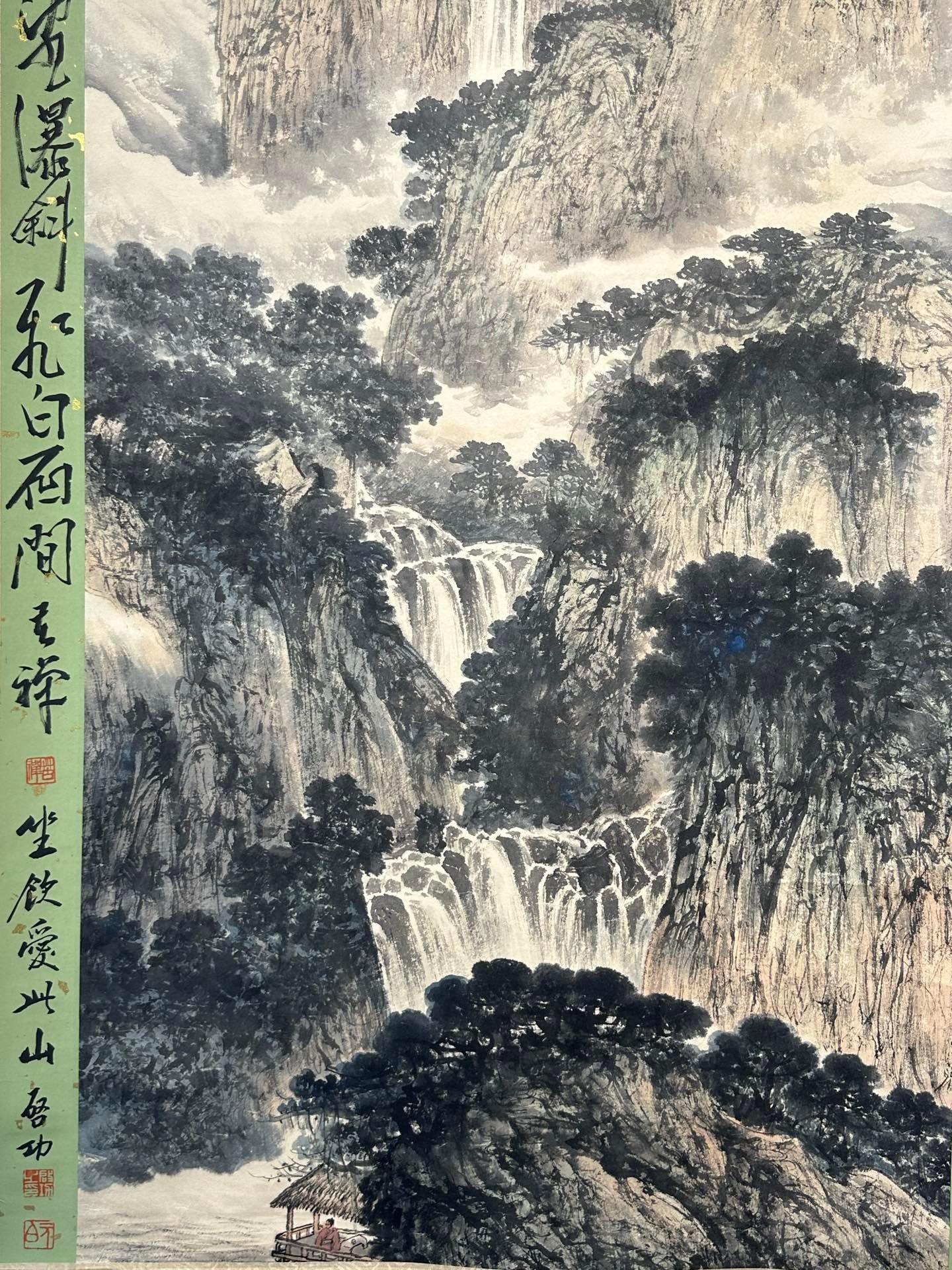 Chinese scroll painting Fu Baoshi