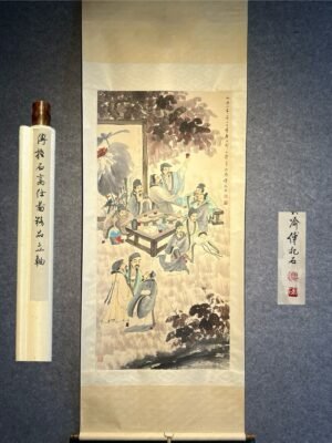 Chinese scroll painting Fu Baoshi