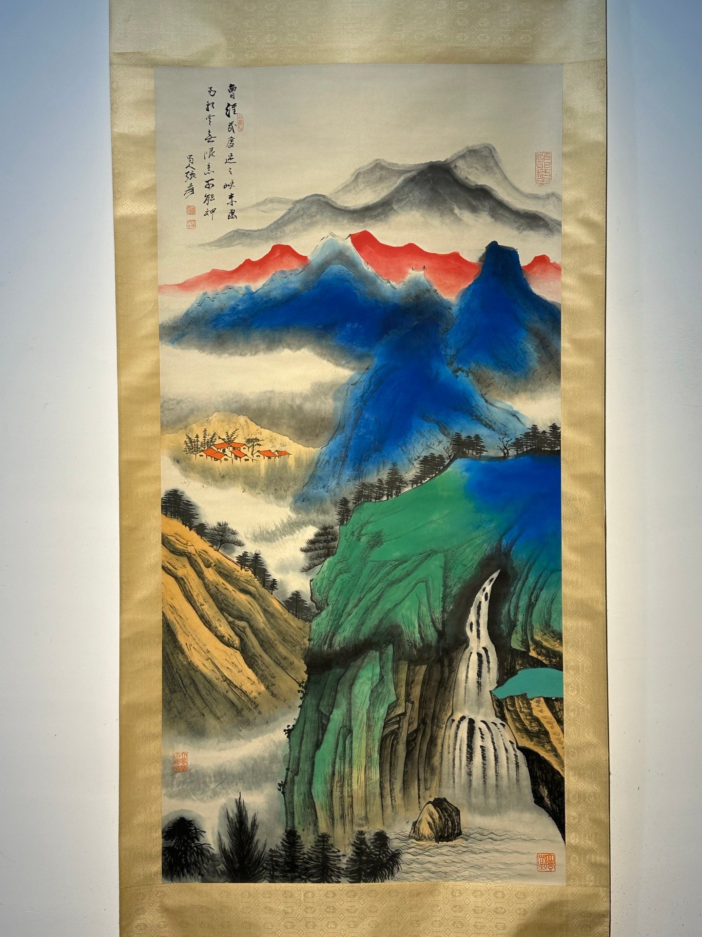 Chinese scroll painting Zhang Daqian