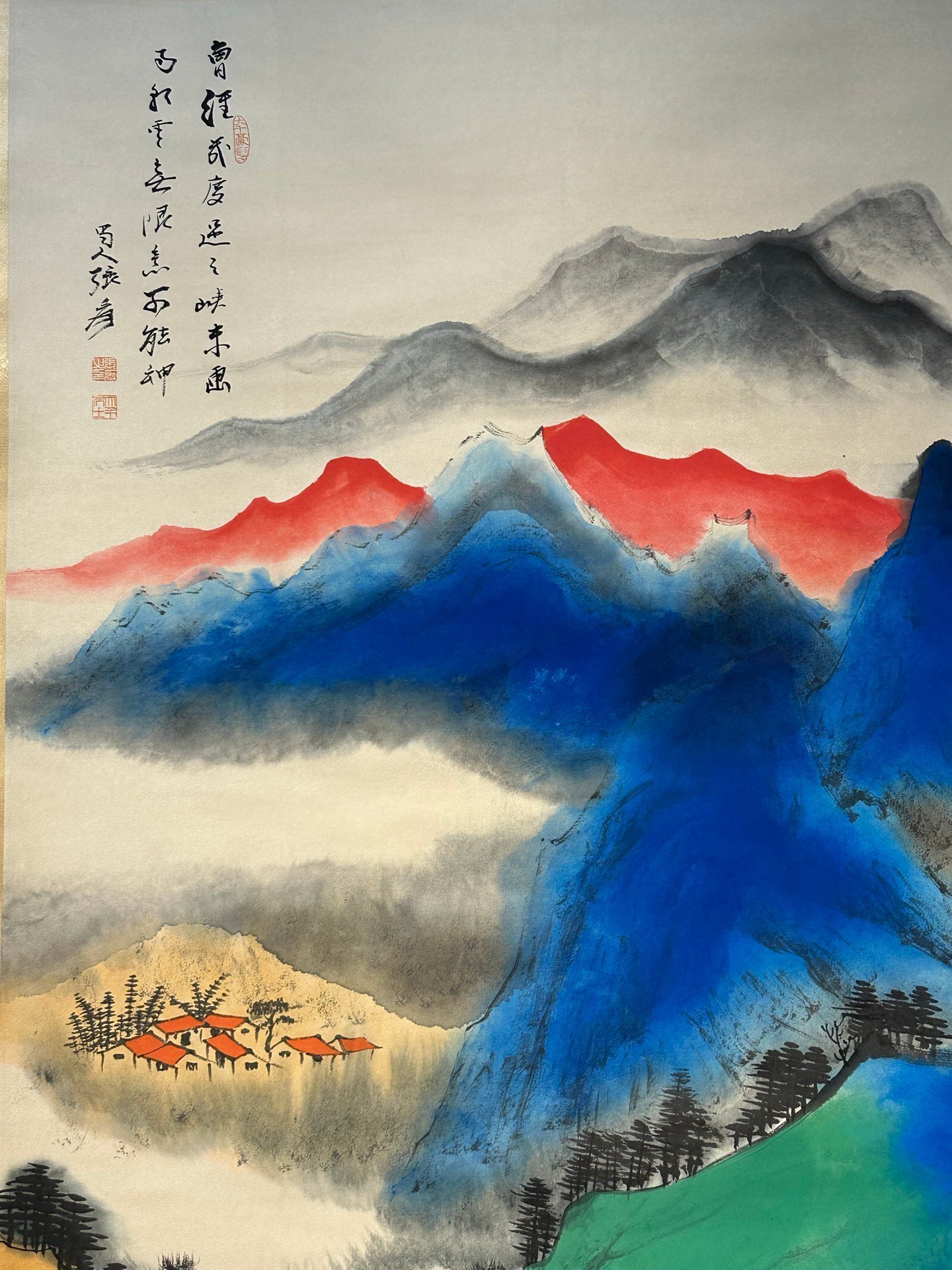 Chinese scroll painting Zhang Daqian
