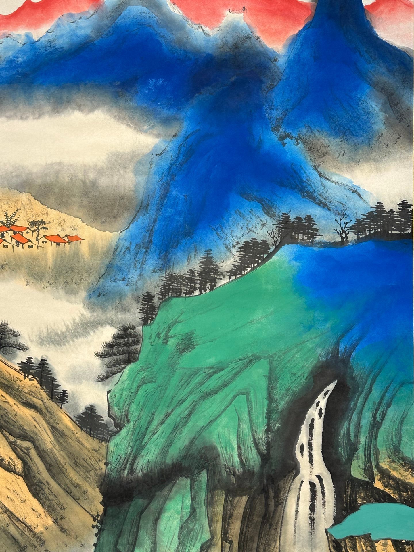 Chinese scroll painting Zhang Daqian