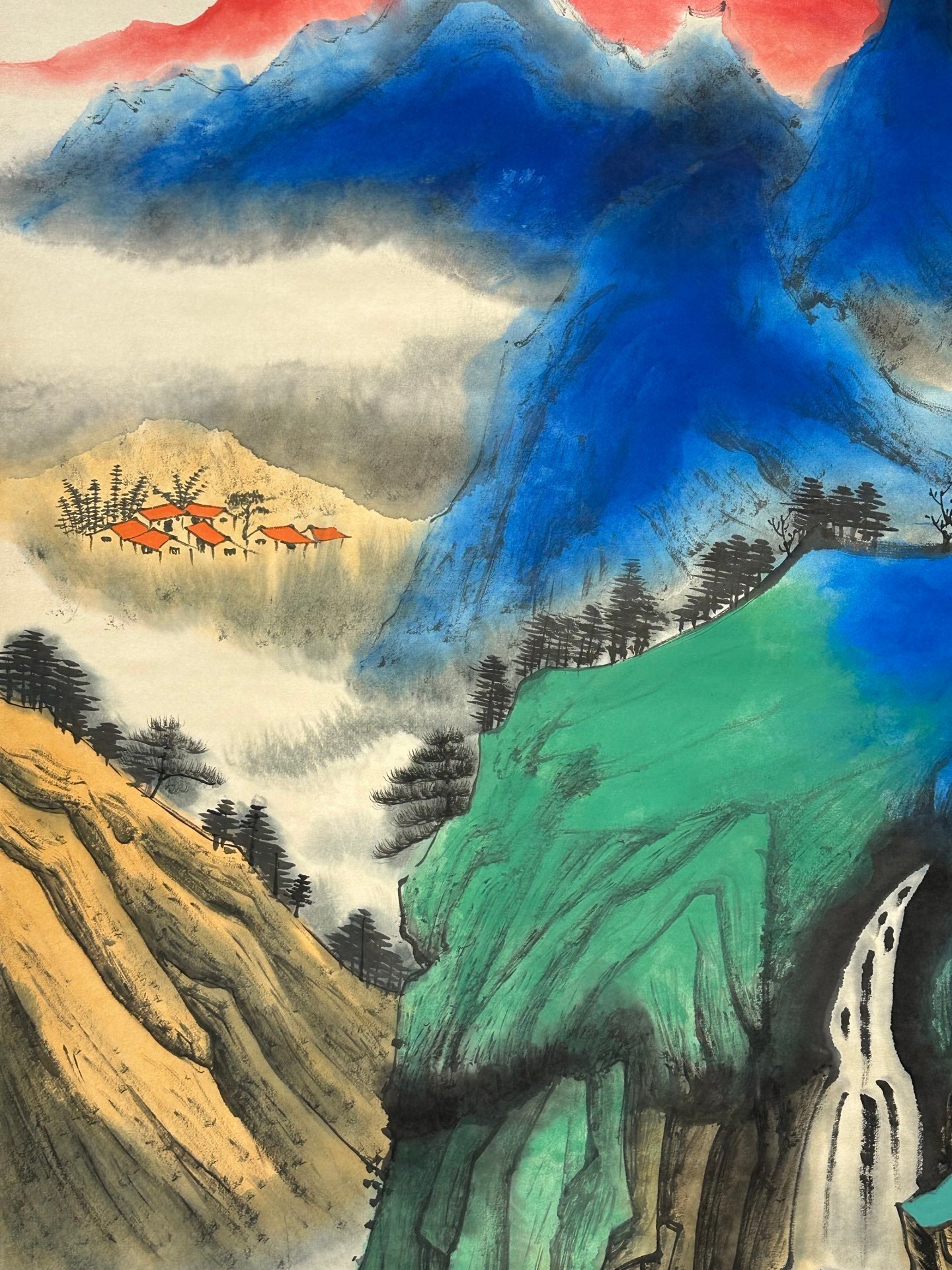 Chinese scroll painting Zhang Daqian