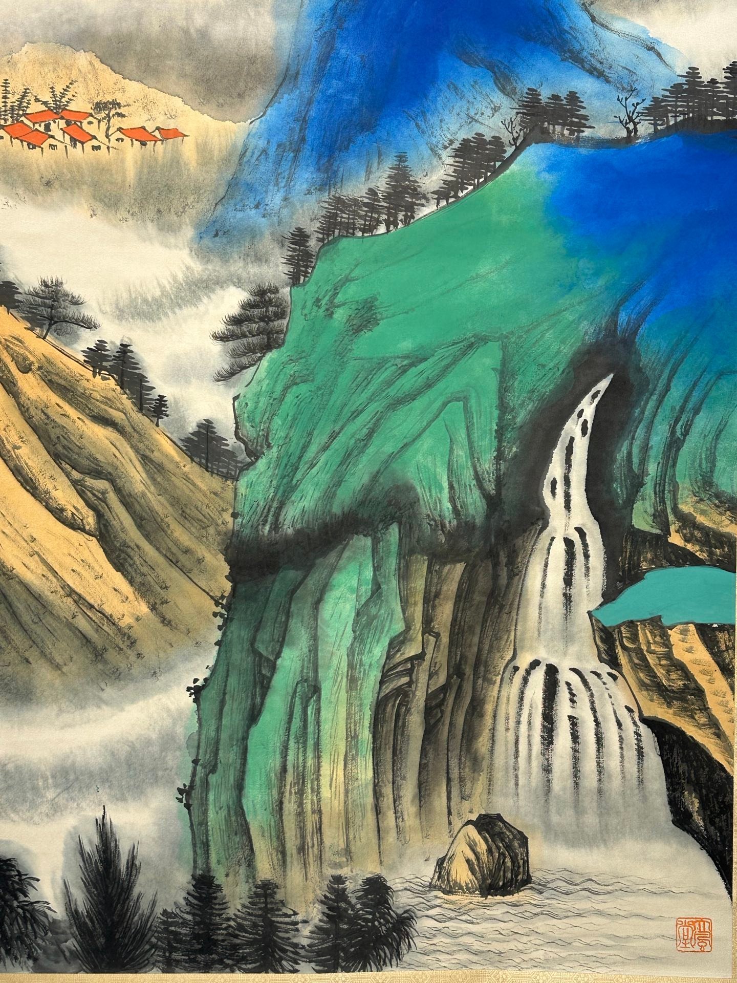 Chinese scroll painting Zhang Daqian