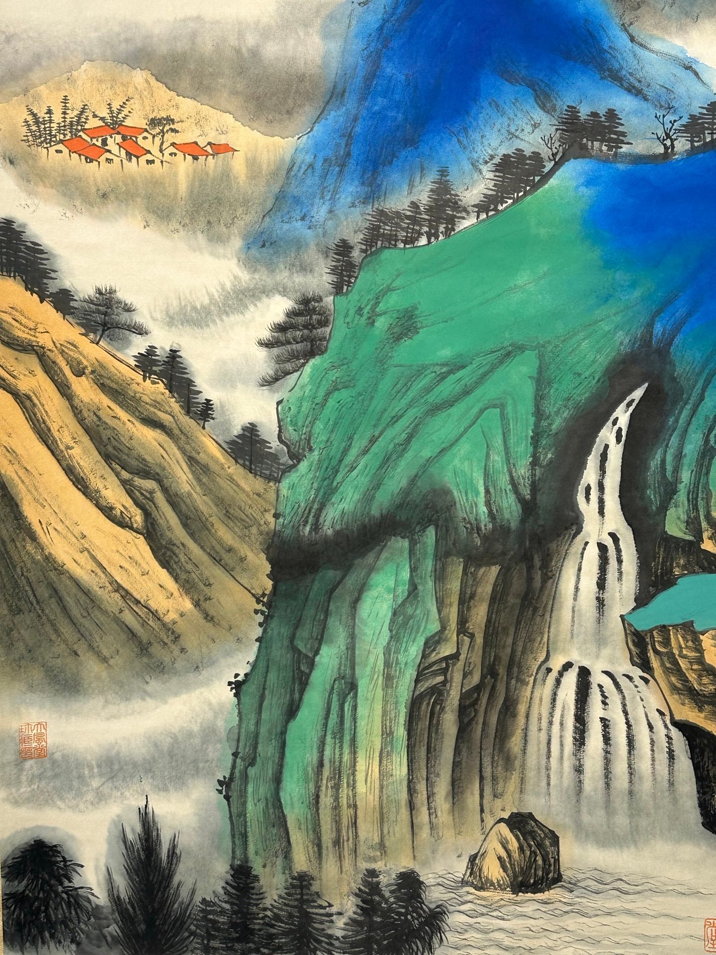 Chinese scroll painting Zhang Daqian