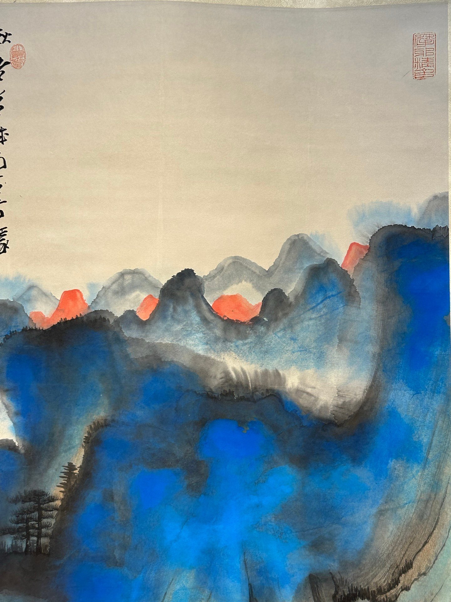 Chinese scroll painting Zhang Daqian