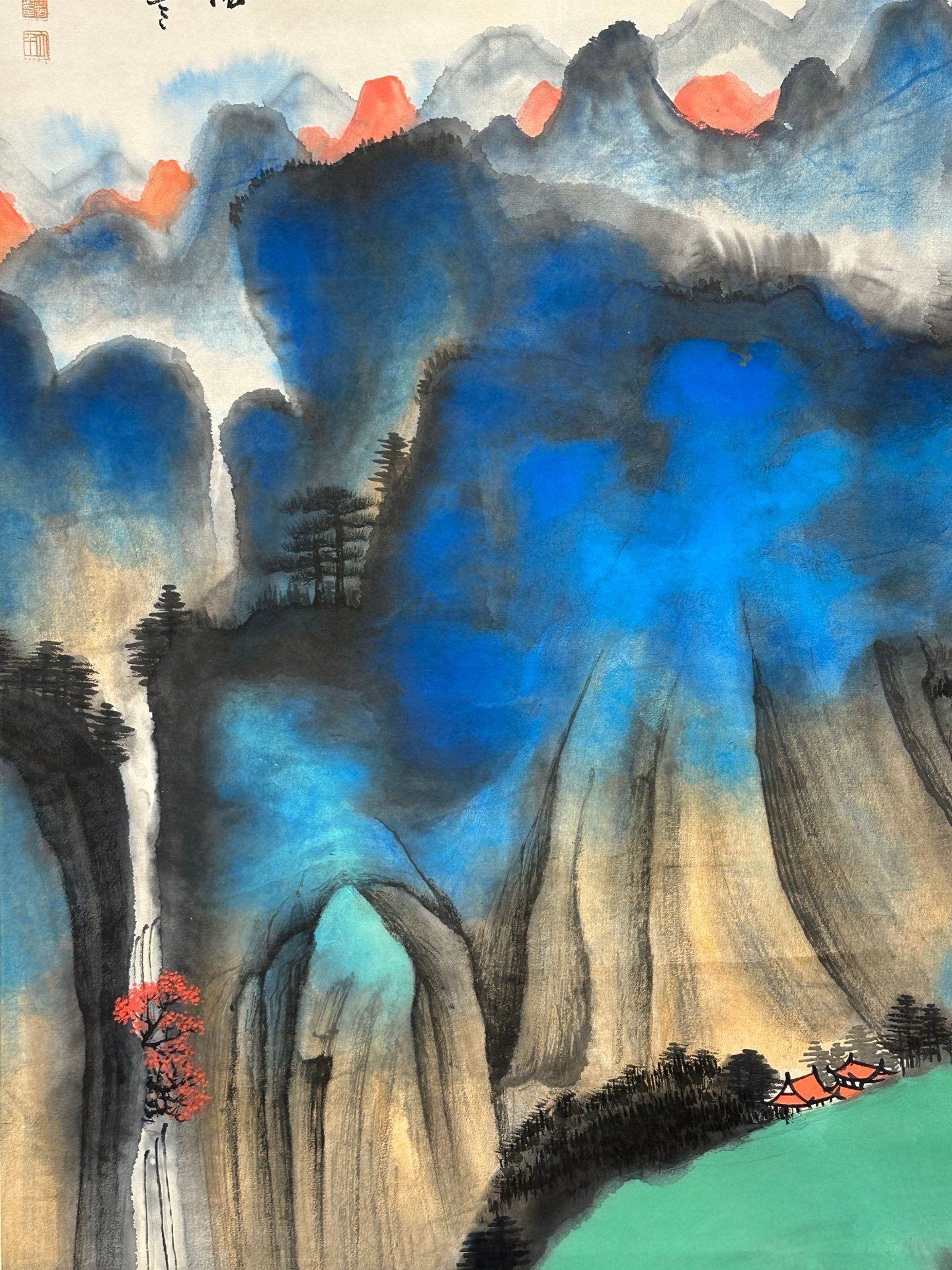 Chinese scroll painting Zhang Daqian