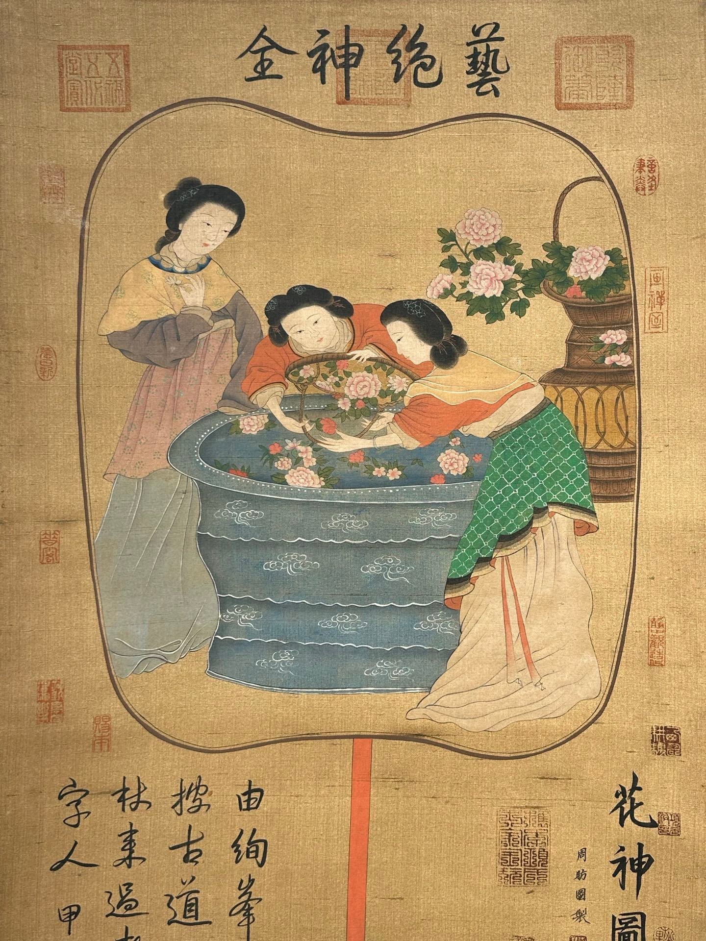 Chinese scroll painting Zhou Fang