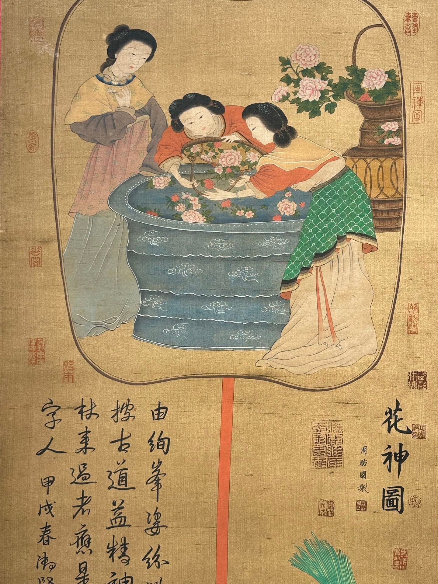 Chinese scroll painting Zhou Fang