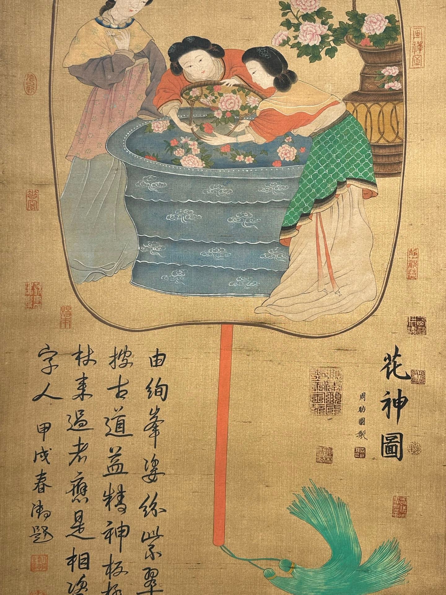 Chinese scroll painting Zhou Fang