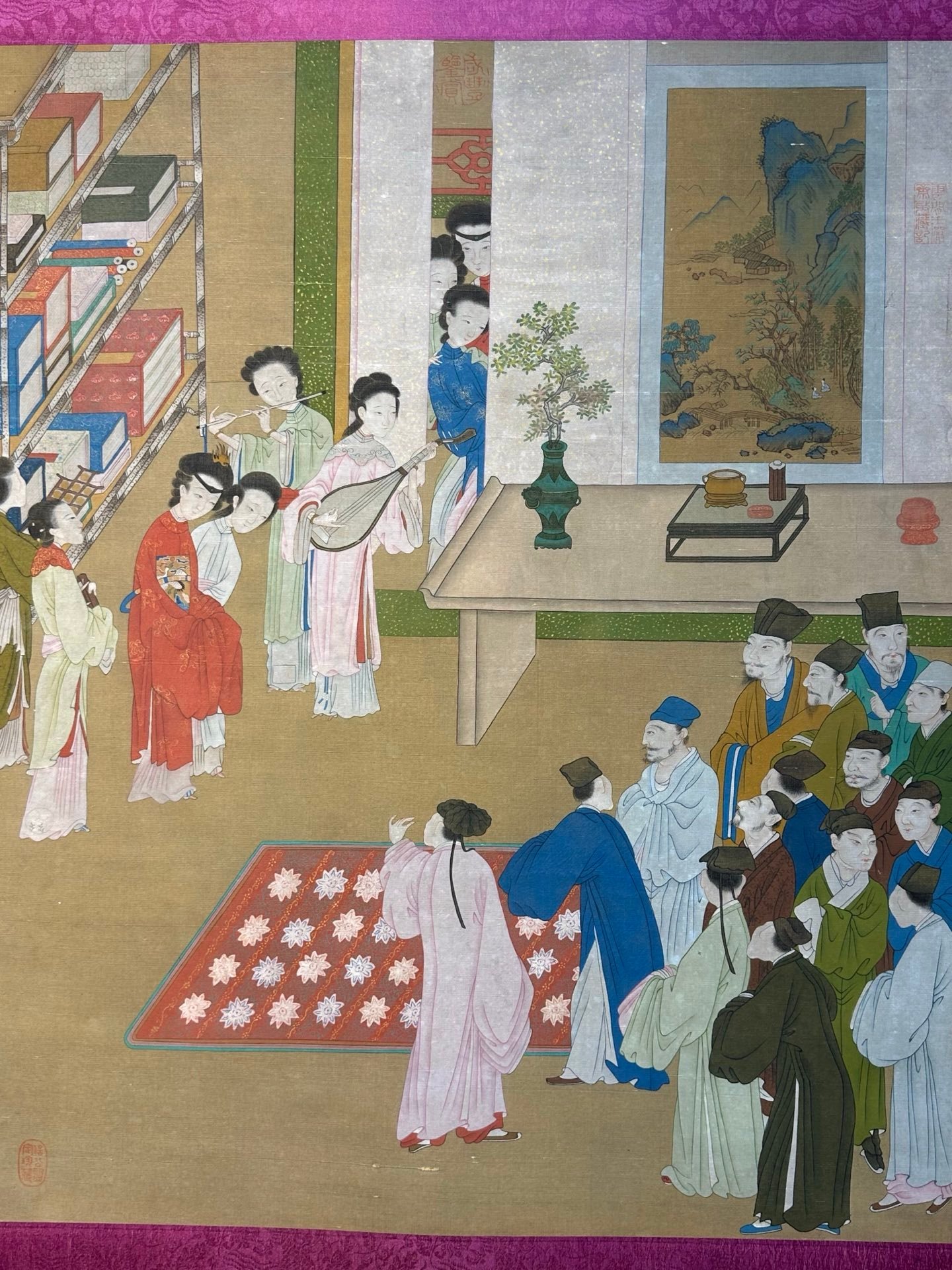 Chinese scroll painting Leng Mei
