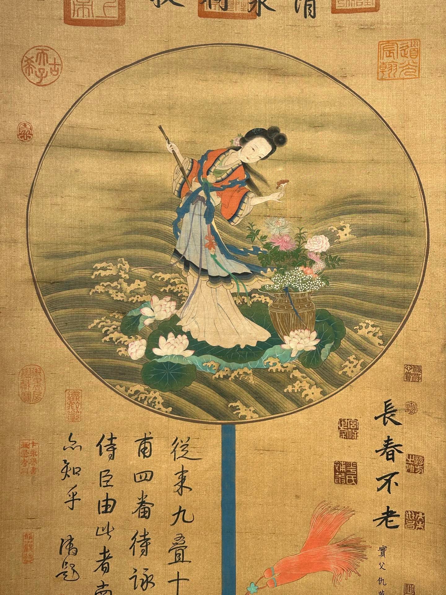 Chinese scroll painting Qiu Ying