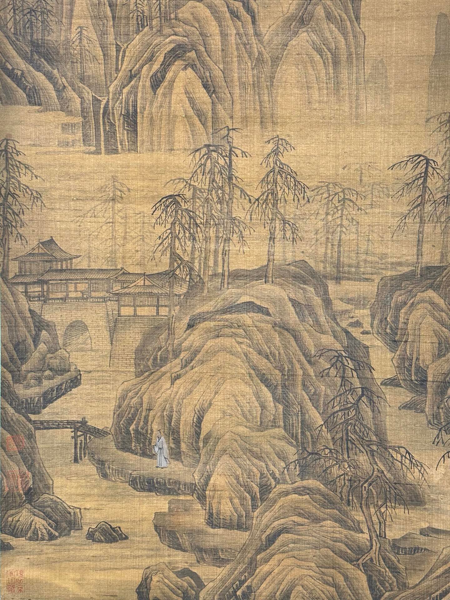 Chinese scroll painting Tang Yin