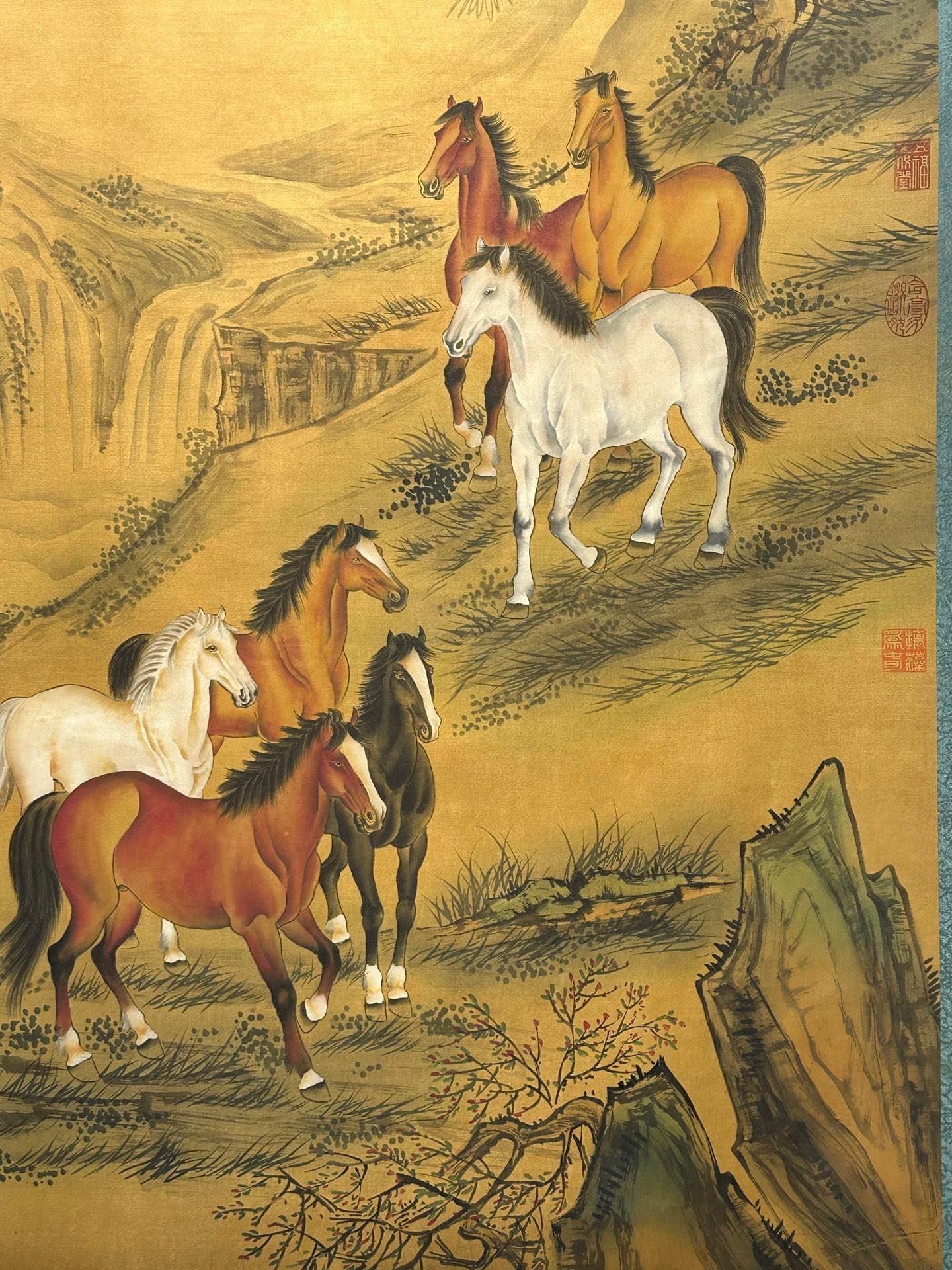 Chinese scroll painting Giuseppe