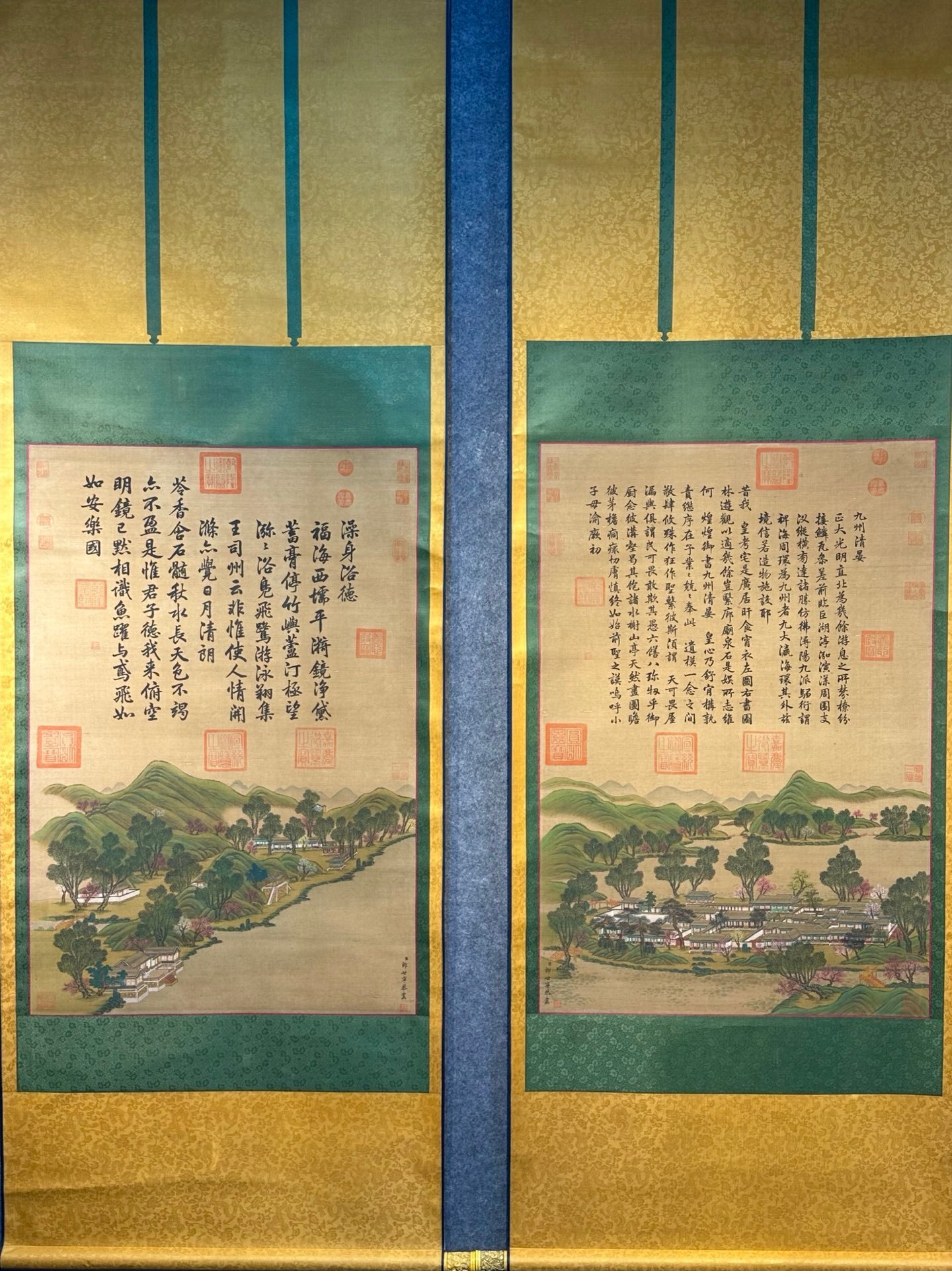 Chinese scroll painting Giuseppe